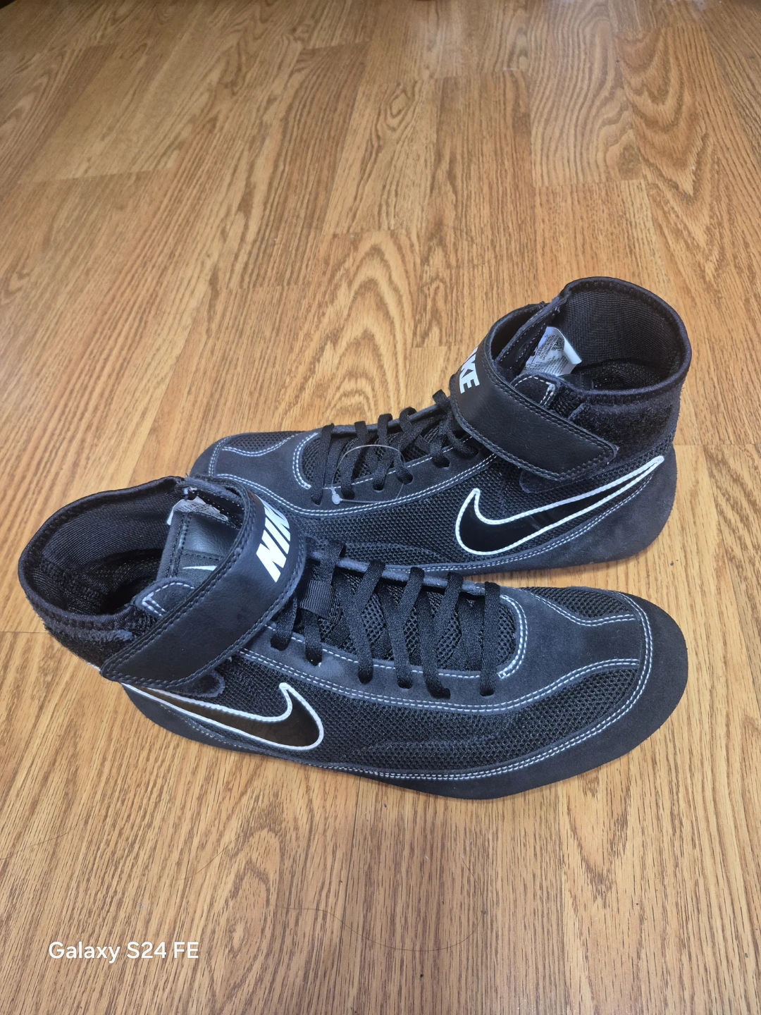 Nike Hypersweep Wrestling Shoes Black Size 10.5