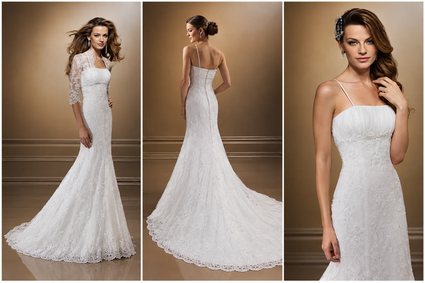 Mori Lee Designer Wedding Dress with Bolero | Size 5/6 - photo 5