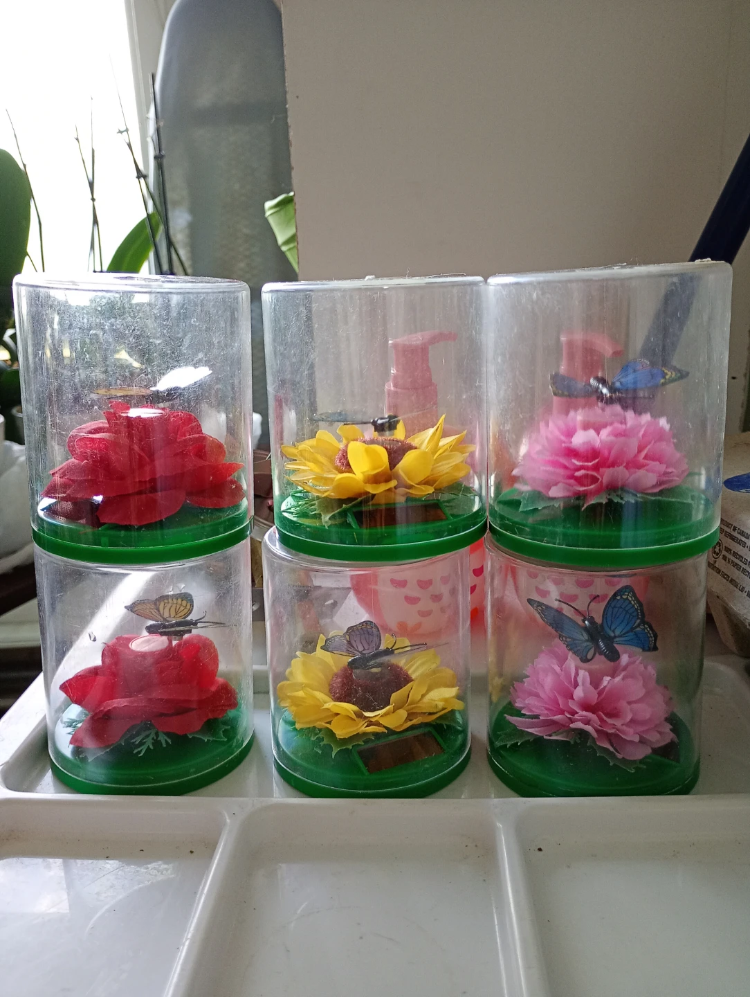 Solar Powered Butterfly Ornaments Set of 6 - photo 2
