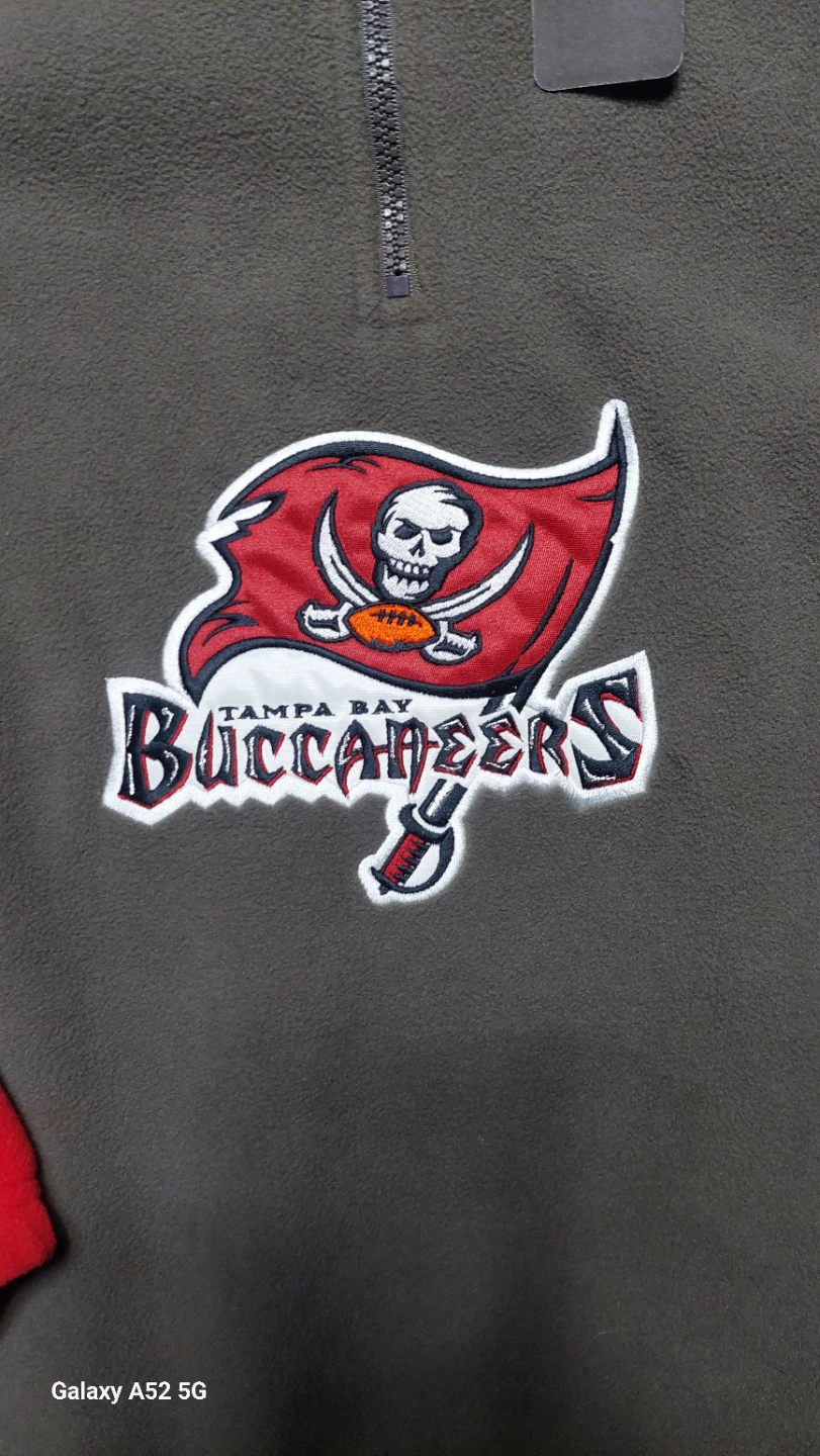 Vintage NWT Reebok Tampa Bay Buccaneers Fleece Quarter-Zip - photo 2