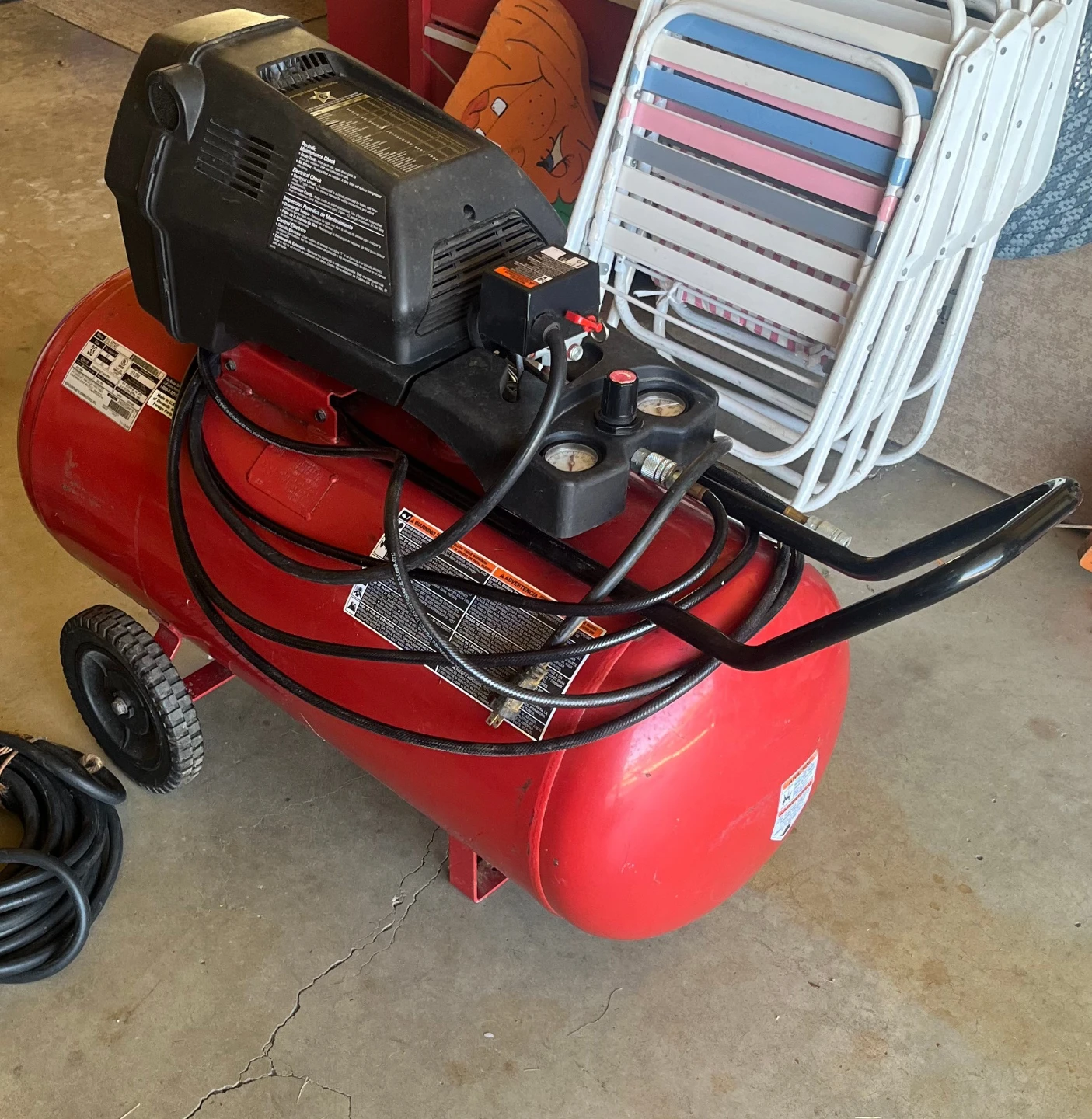 CRAFTSMAN MODEL 919.167342 HORIZONTAL AIR COMPRESSOR
