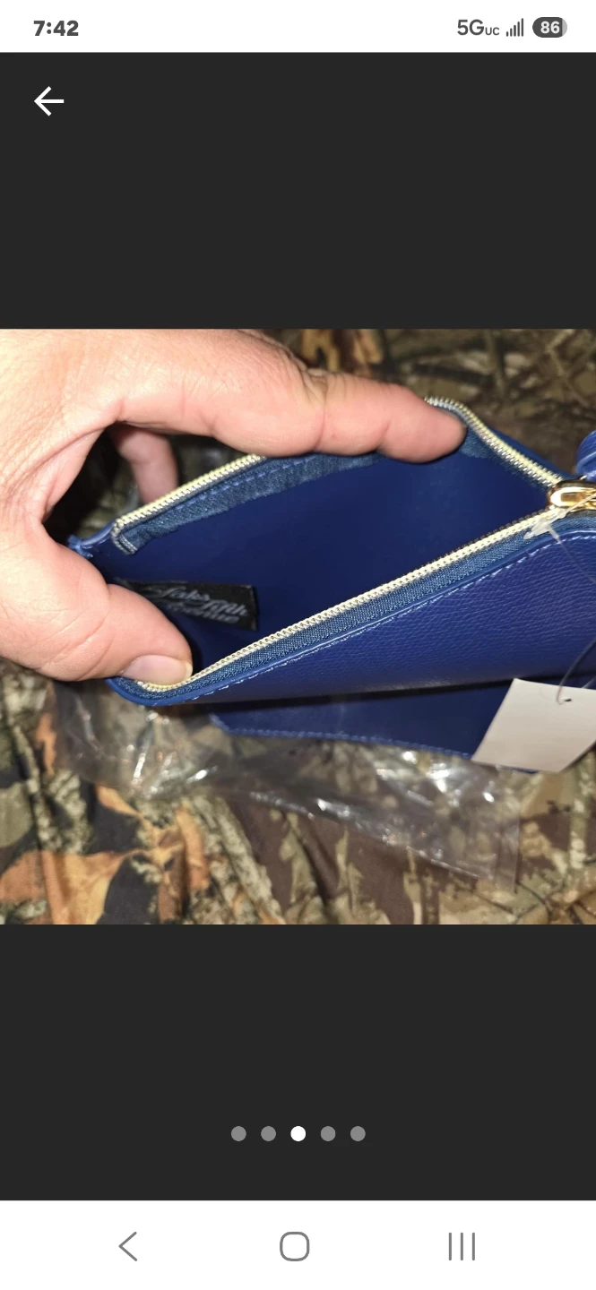 Saks Fifth Avenue Dark Navy Makeup Bag - photo 3