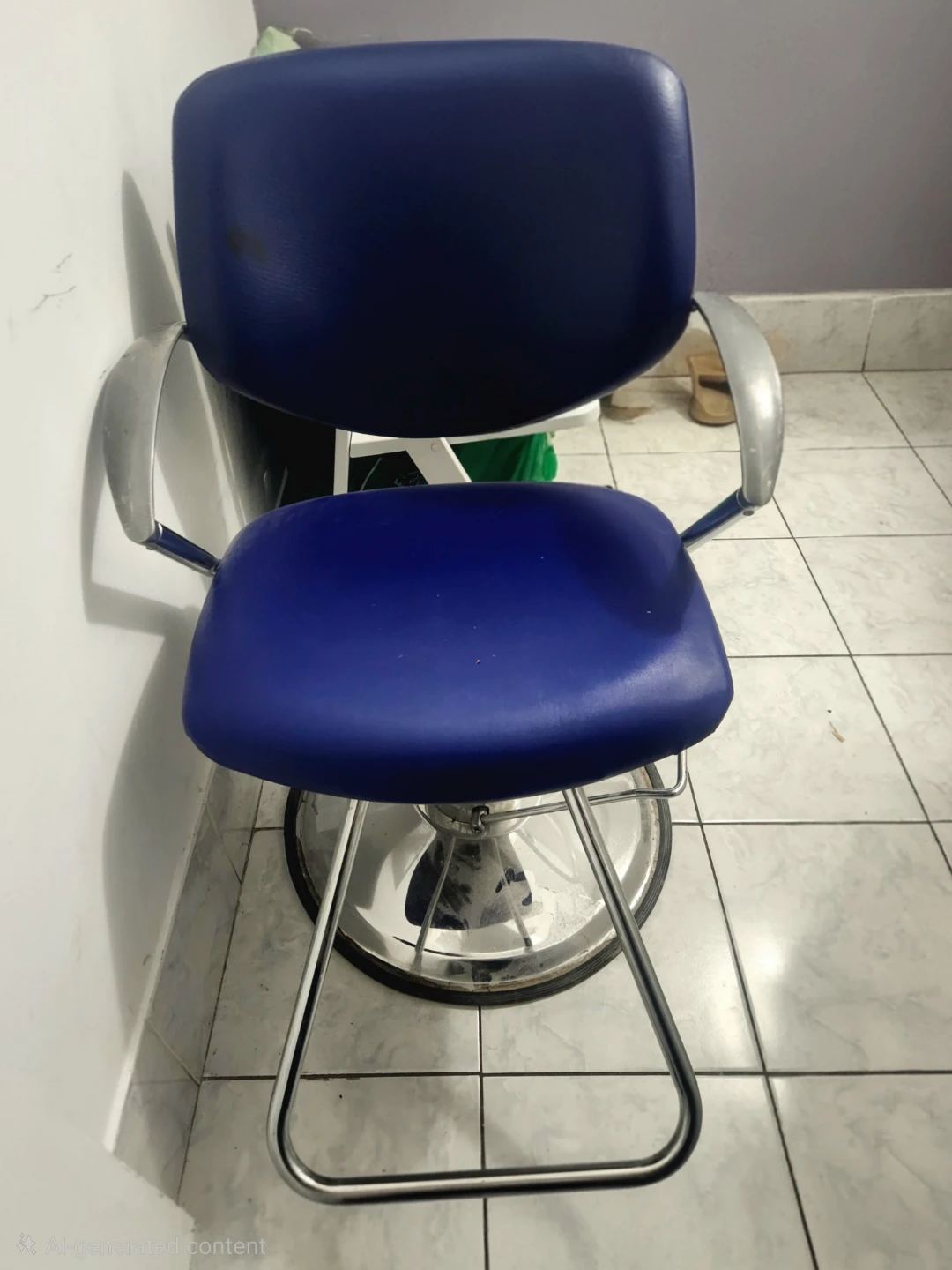 Blue Salon Styling Chair