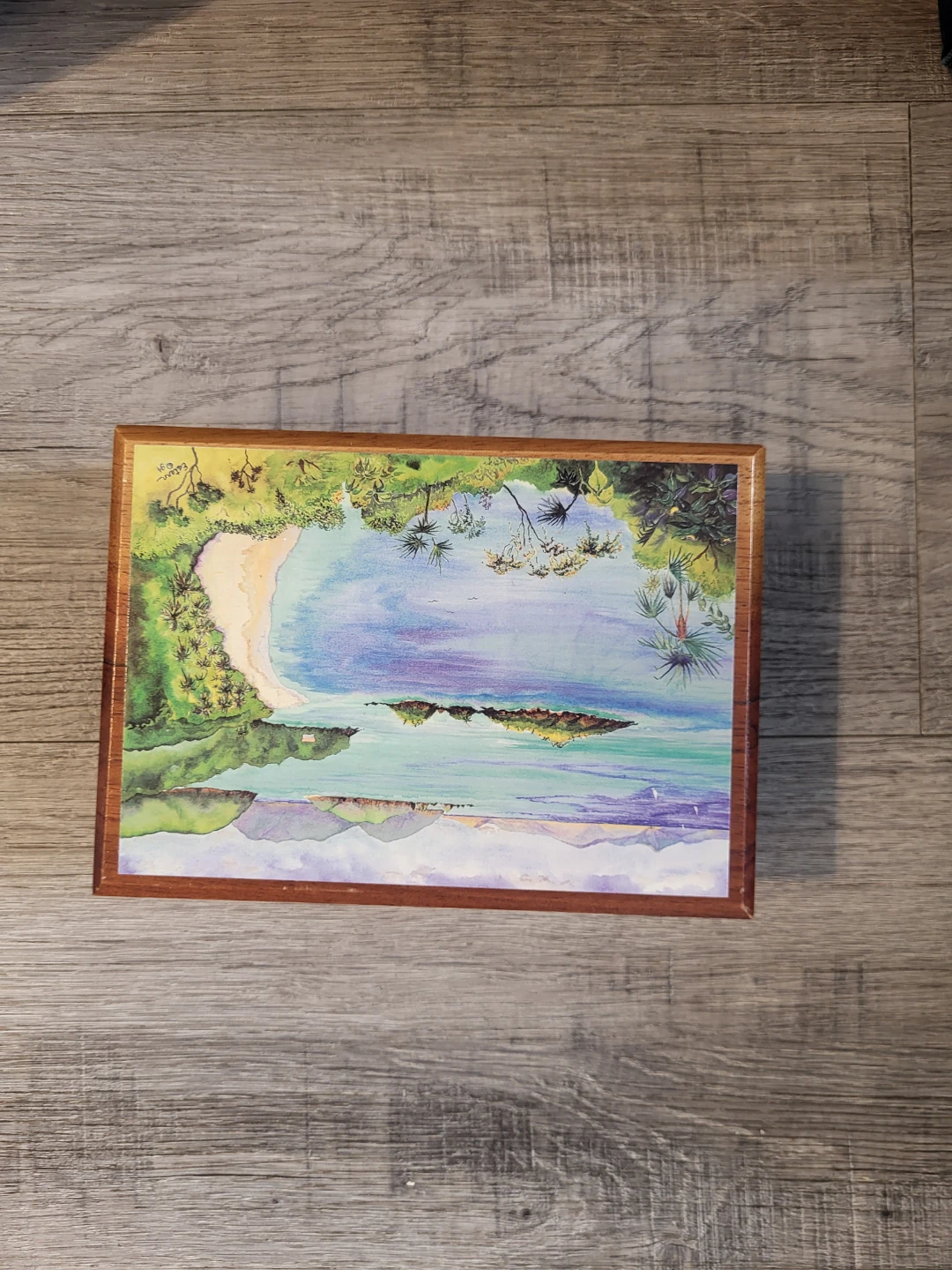 Annabella Wooden Keepsake Box by Elaine Estern