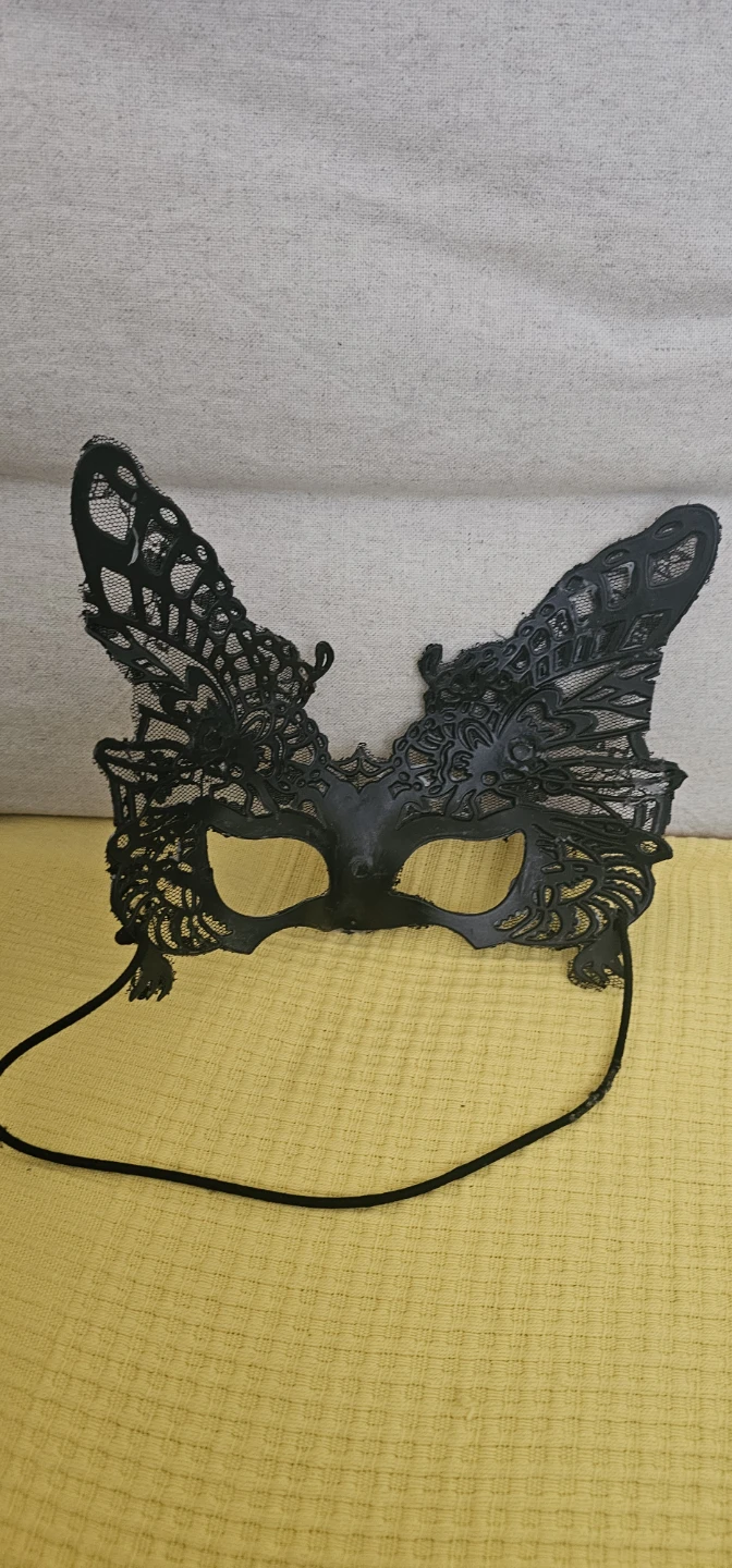 Halloween costume bundle mask and skeleton gloves - photo 3