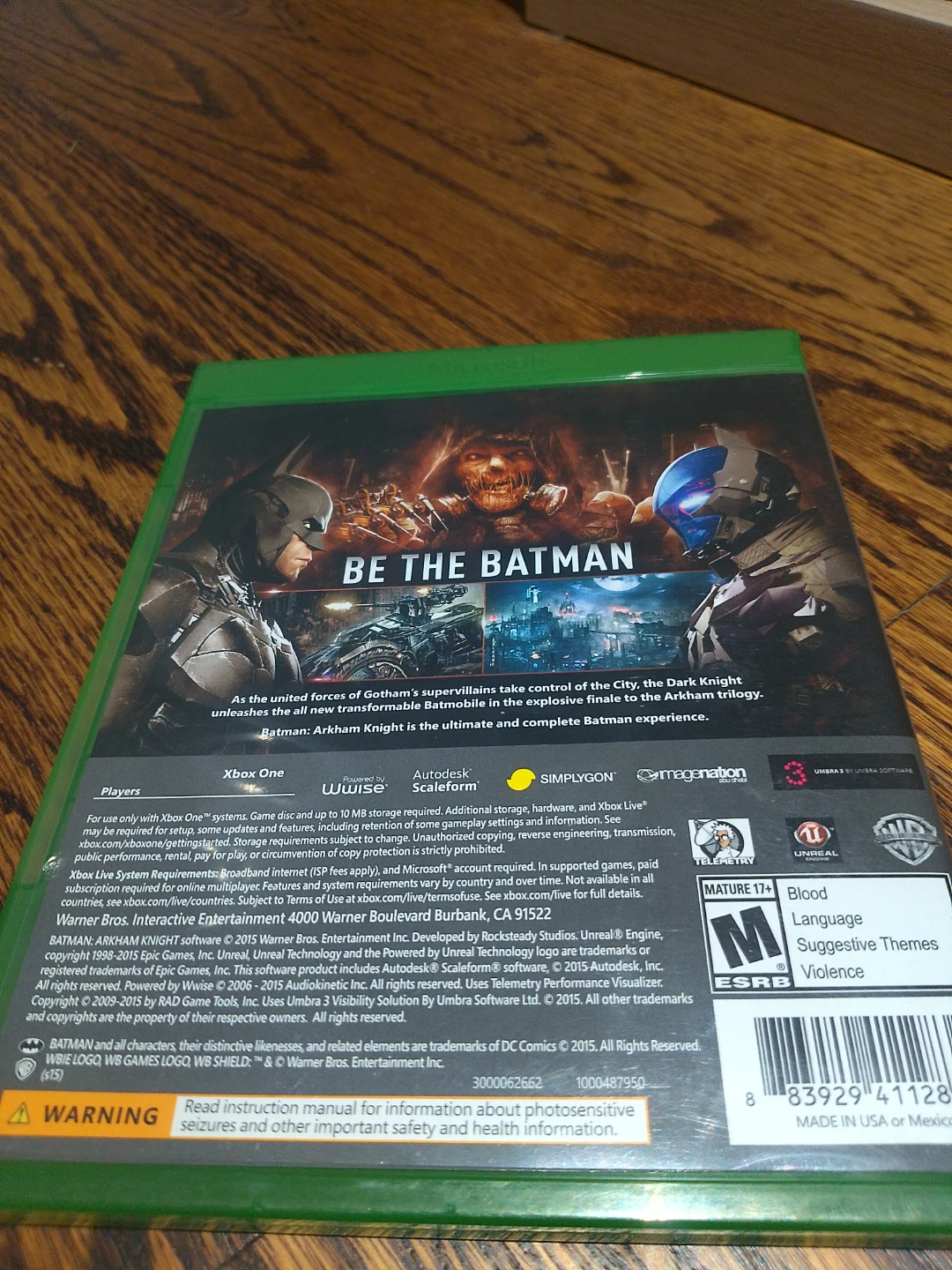 Batman: Arkham Knight for Xbox One (Not set price) - photo 2