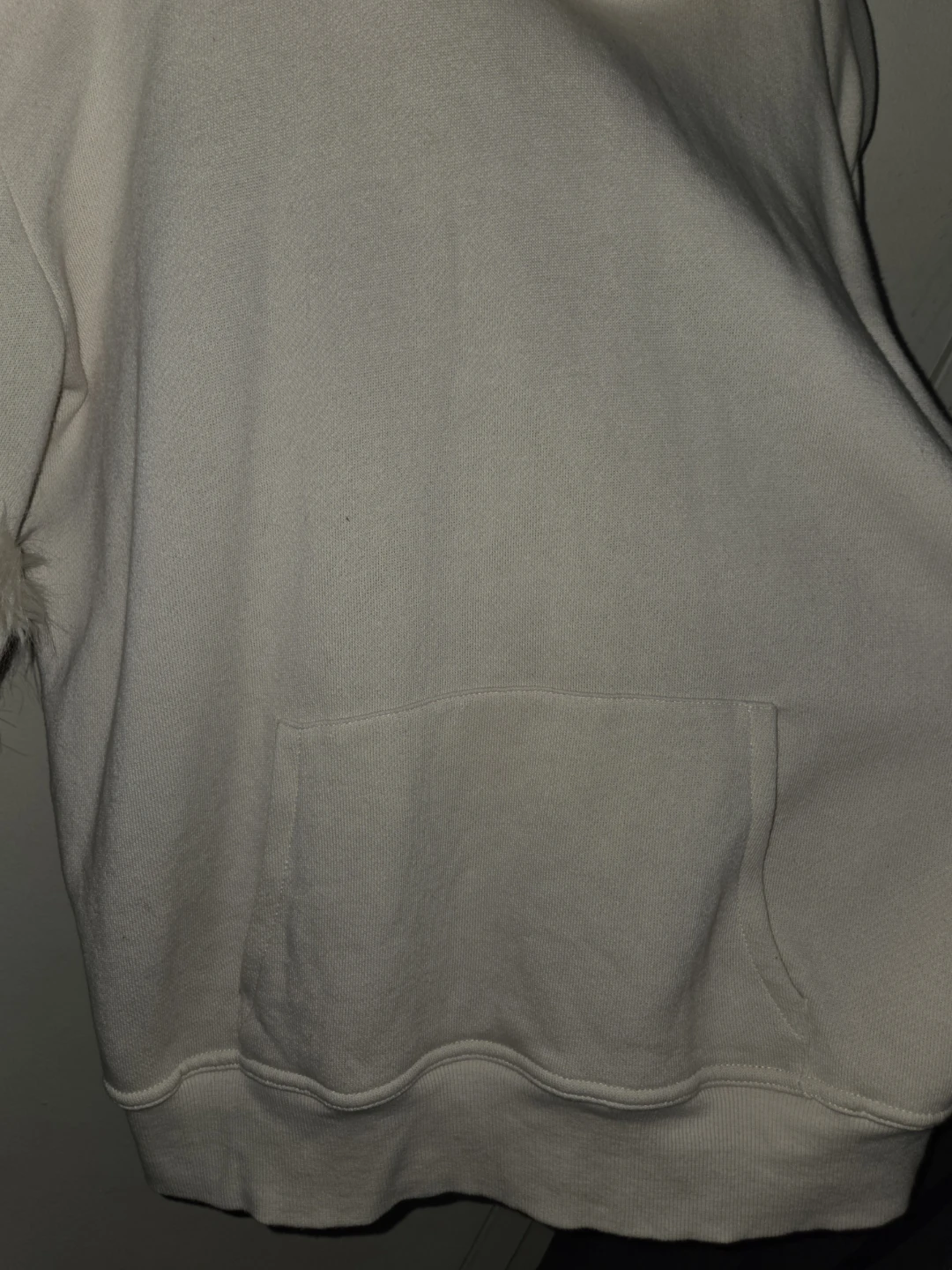 Express Hooded Faux Fur Sleeved Sweatshirt in a Ladies XS - photo 5