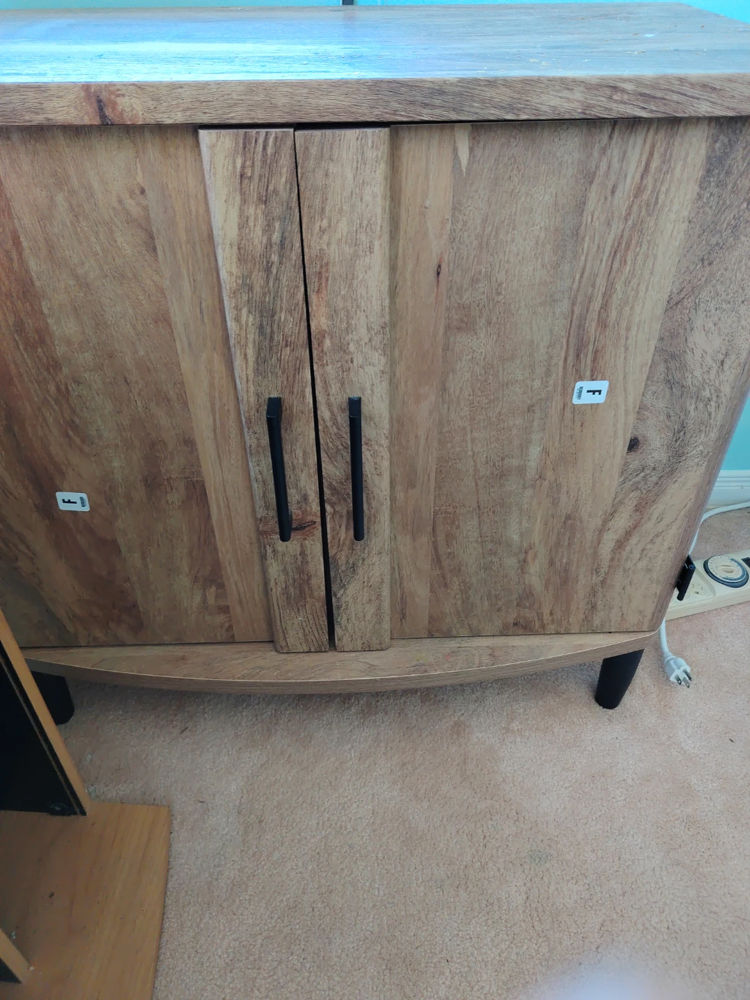 Solid Wood Storage Cabinet - photo 2