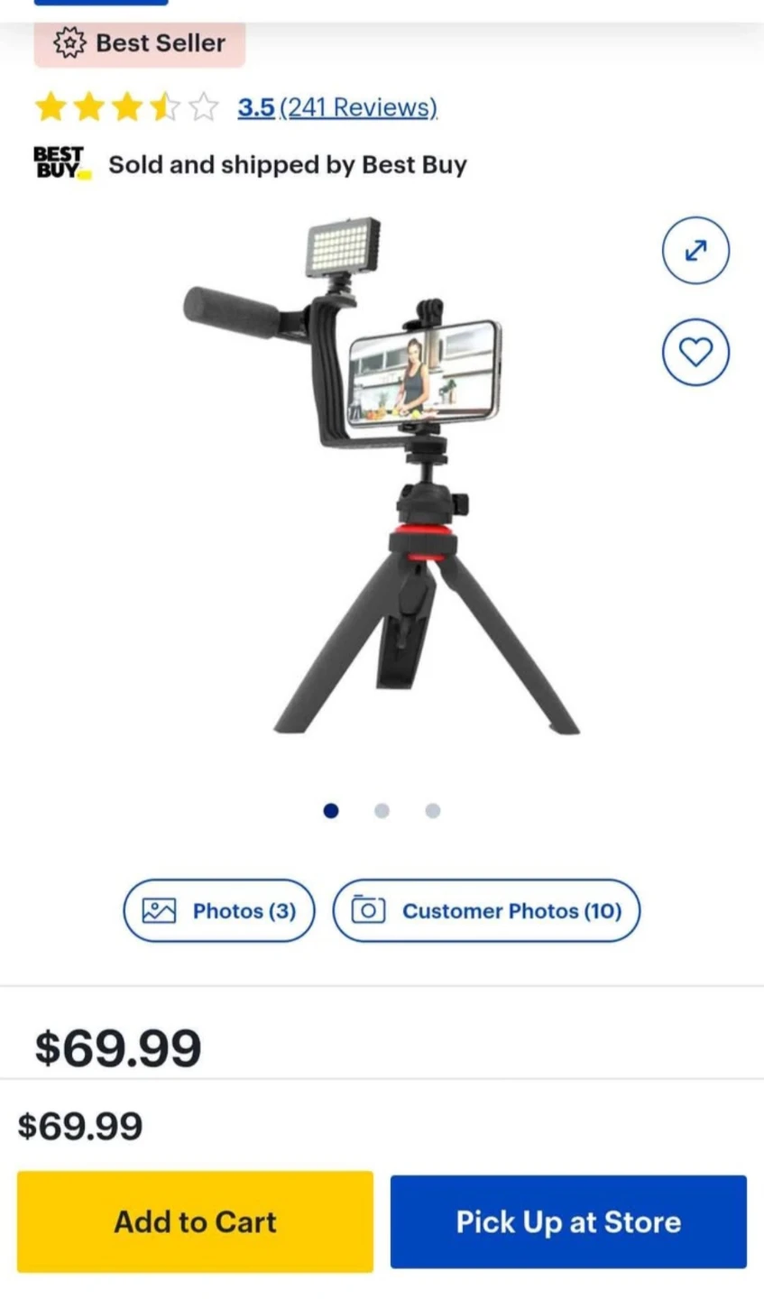 Digipower Go Viral Super Star Essential Vlogging Kit - photo 2