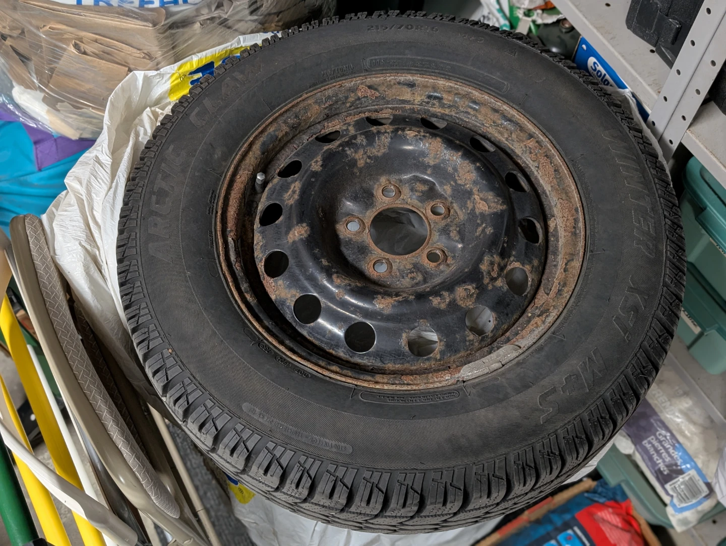 Set of 4 Arctic Claw Winter Tires on Rims - photo 5
