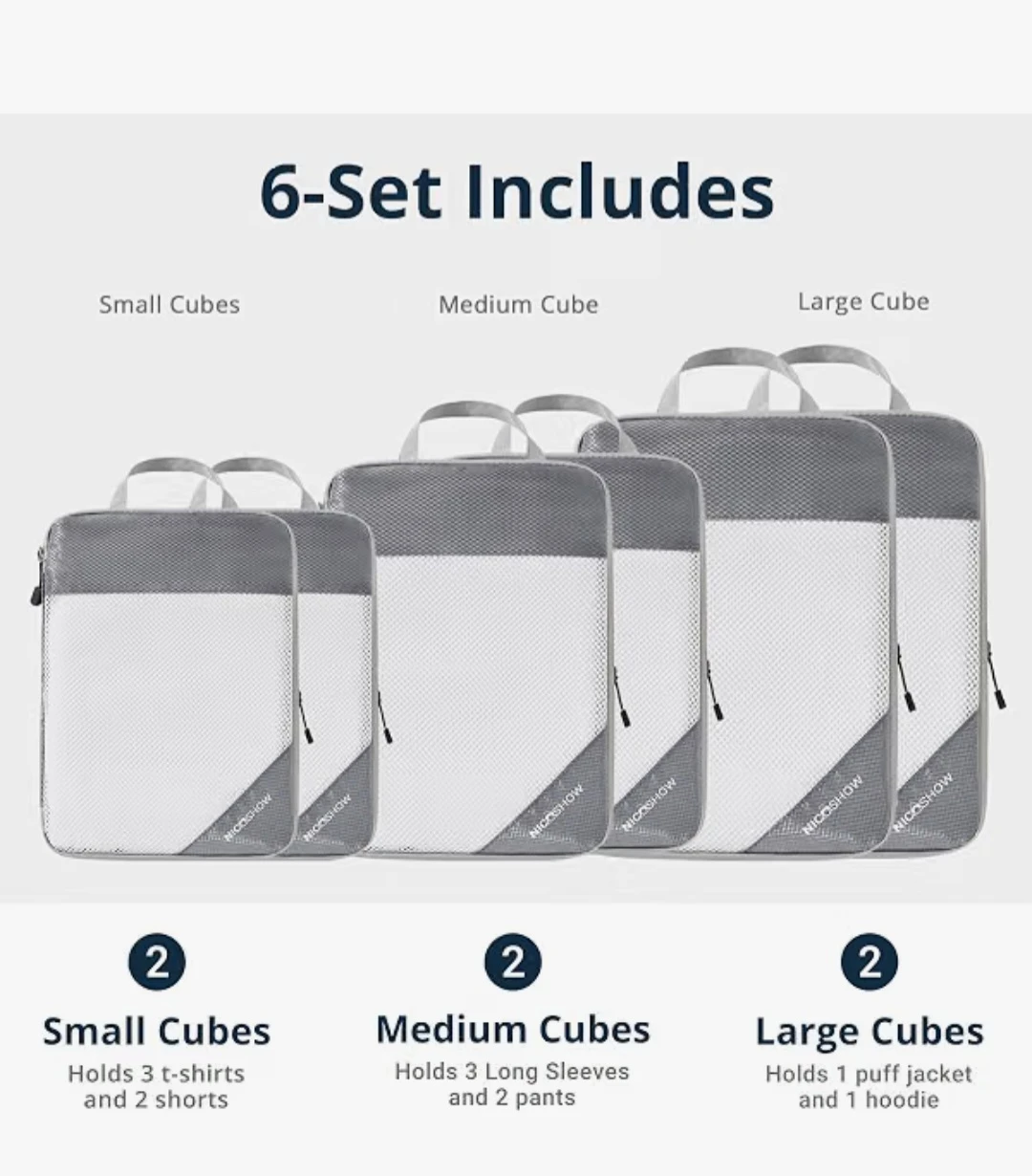 Compression packaging cubes - photo 2