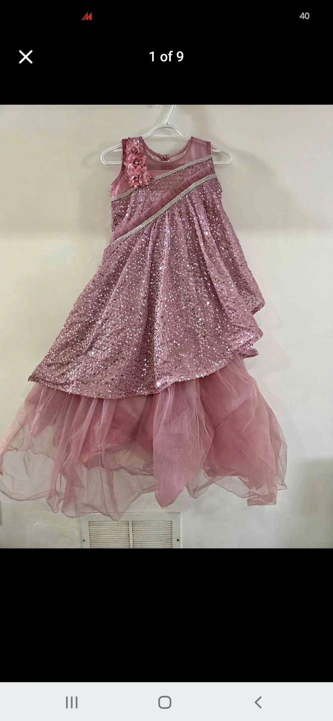 Pink Sequin Party Dress Size 34 - photo 2