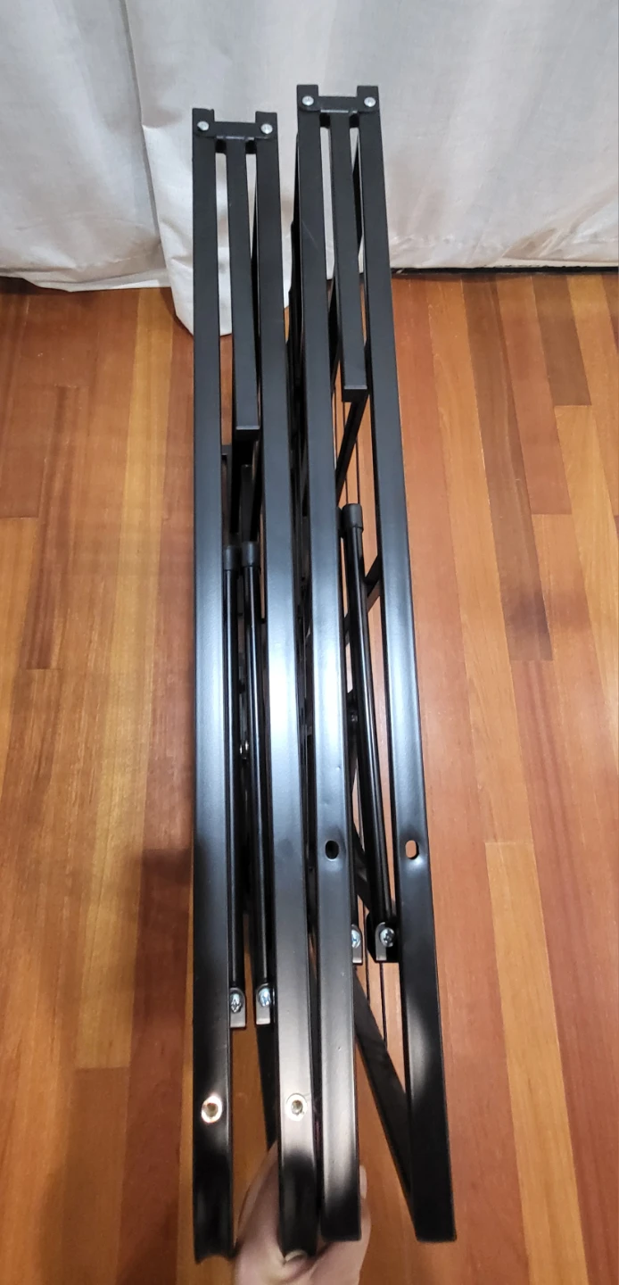 Folding Metal Bed Frame - Twin / Converts to Full Size - photo 5