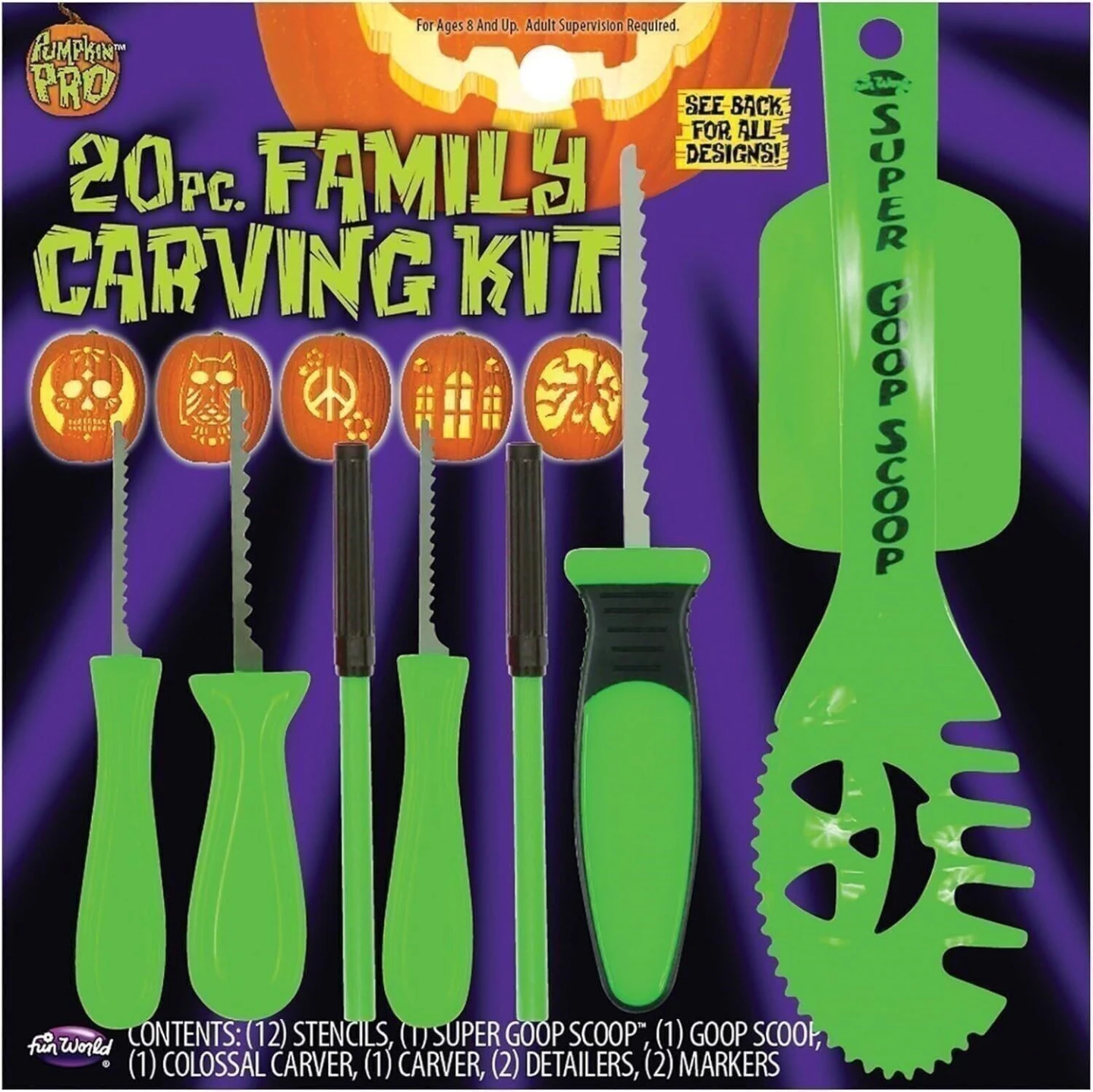 Assorted Halloween Pumpkin Carving Tools and Kits - photo 5