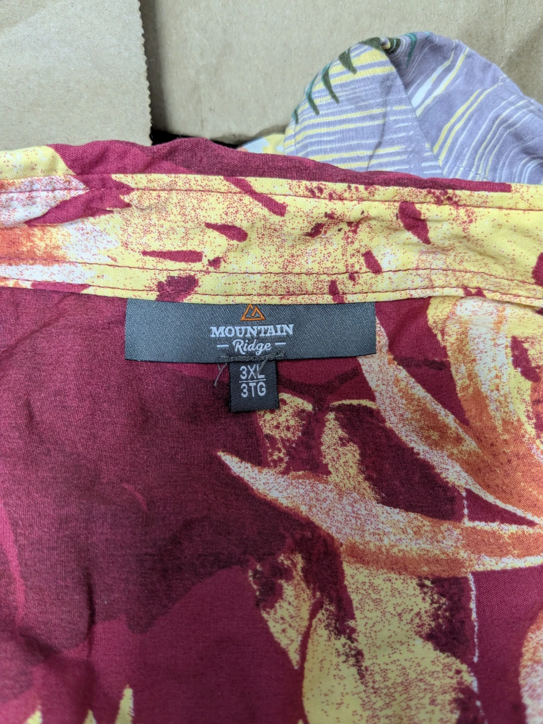 Lot of 5 Tropical Print Shirts - 3XL - photo 3