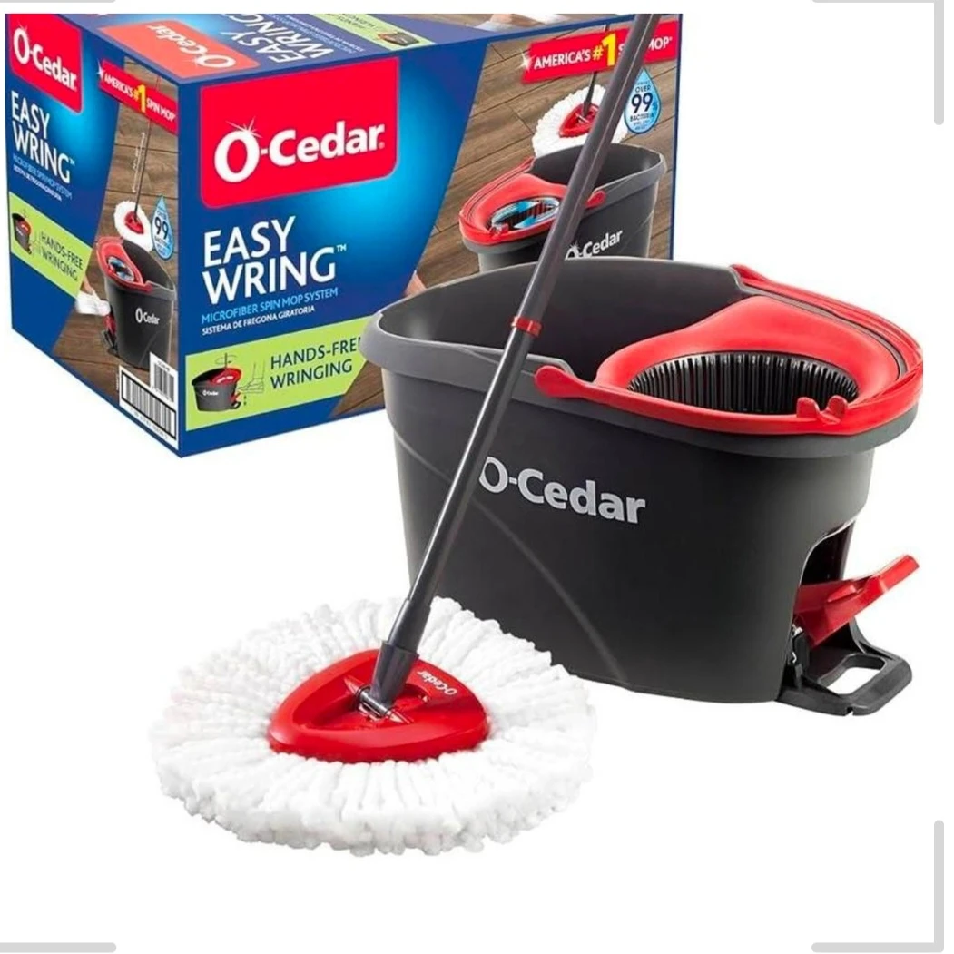 O-Cedar EasyWring Spin Mop & Bucket System - photo 4