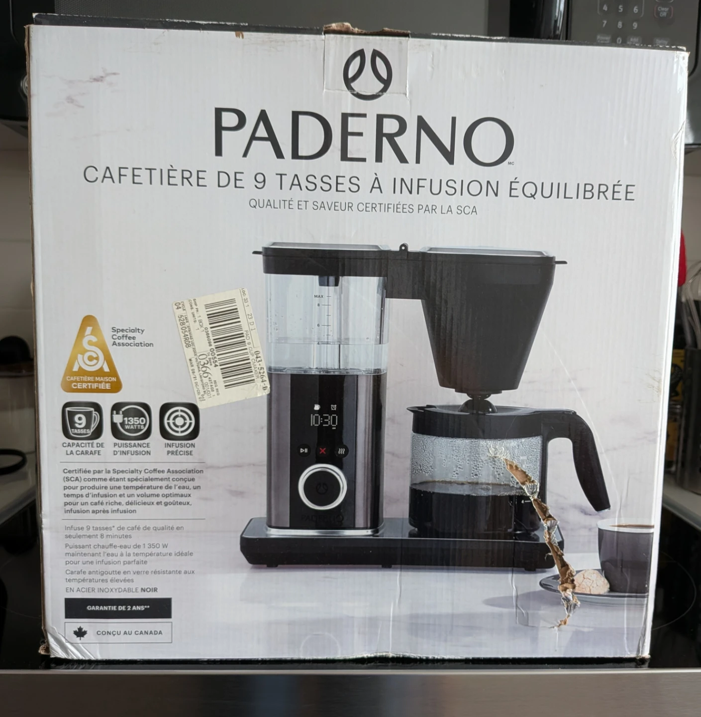 NEW. PADERNO 9-Cup Balanced-Brew Coffee Maker - photo 2
