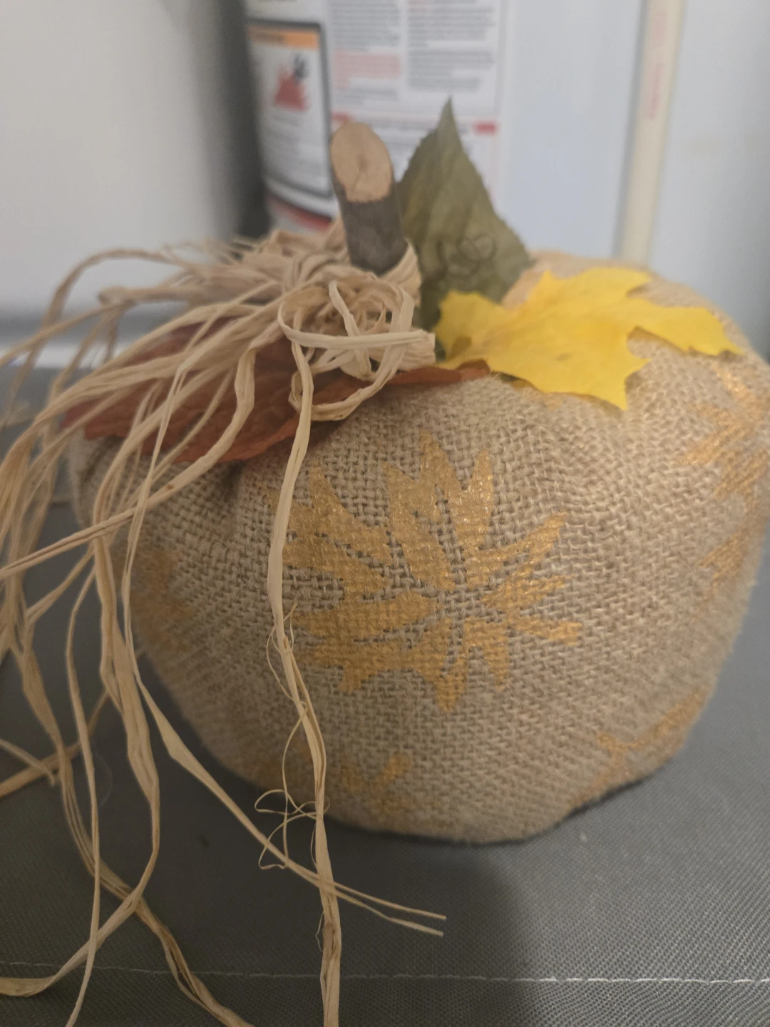 Burlap Decorative Pumpkin - photo 2