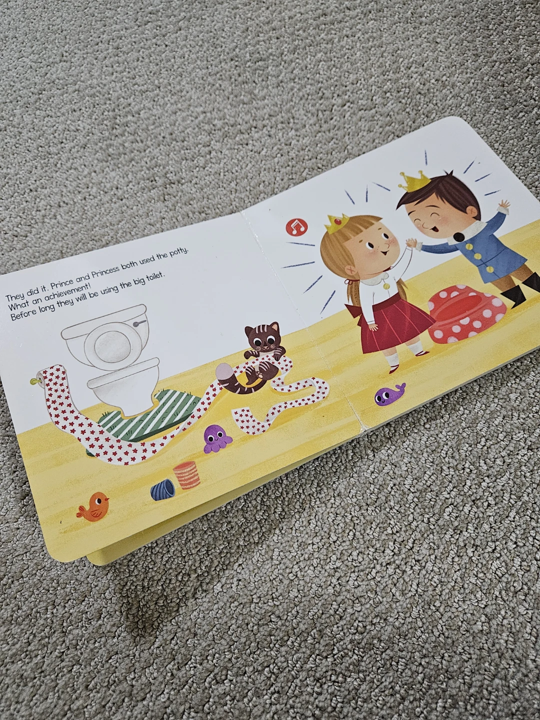 Prince and Princess Potty Time Sound Book - photo 2