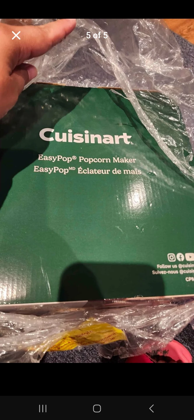 Cuisinart EasyPop Popcorn Maker - photo 3