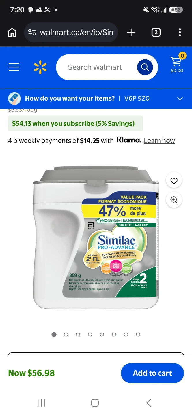 Similac baby formula milk pro advance 2