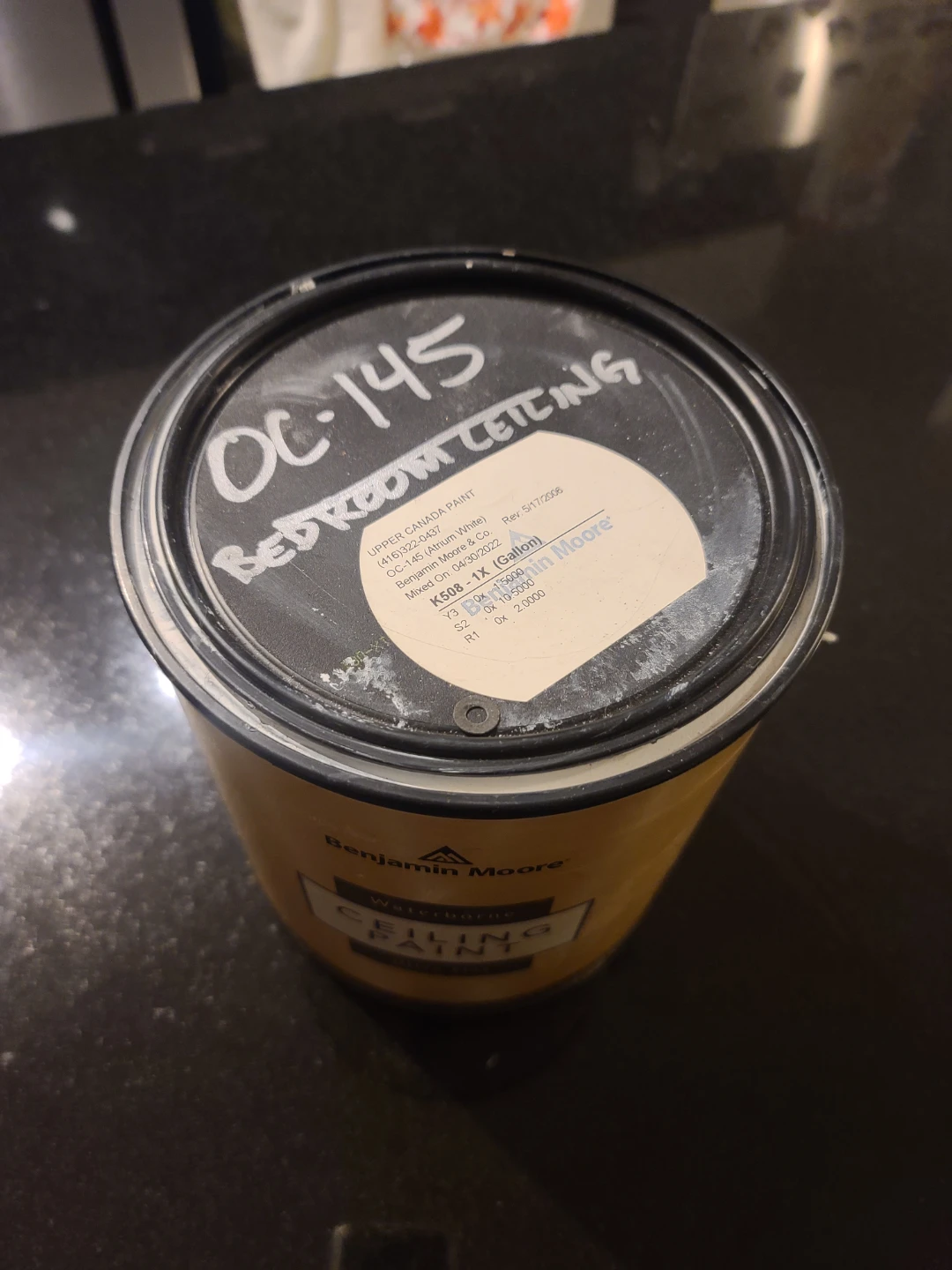 Benjamin Moore Waterborne Ceiling Paint, OC-145 - photo 2