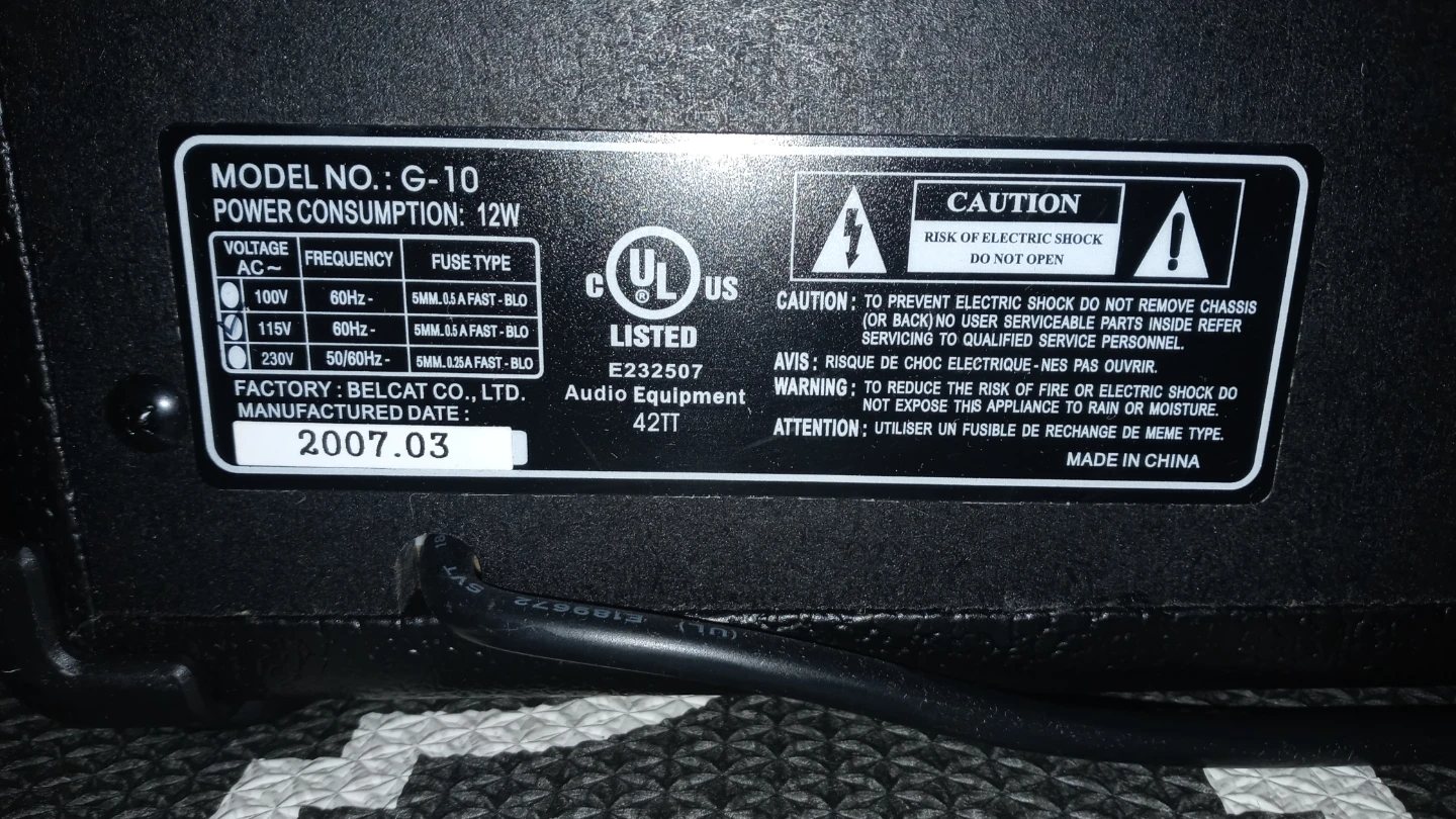 Epoch G-10 Guitar Amplifier - photo 5