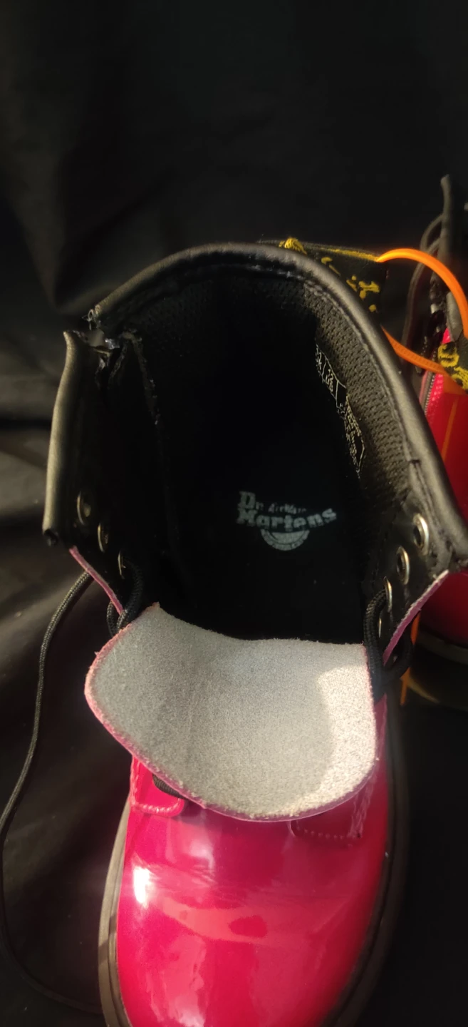 Dr. Martens Pink Patent Boots Youth Size 12 - photo 4