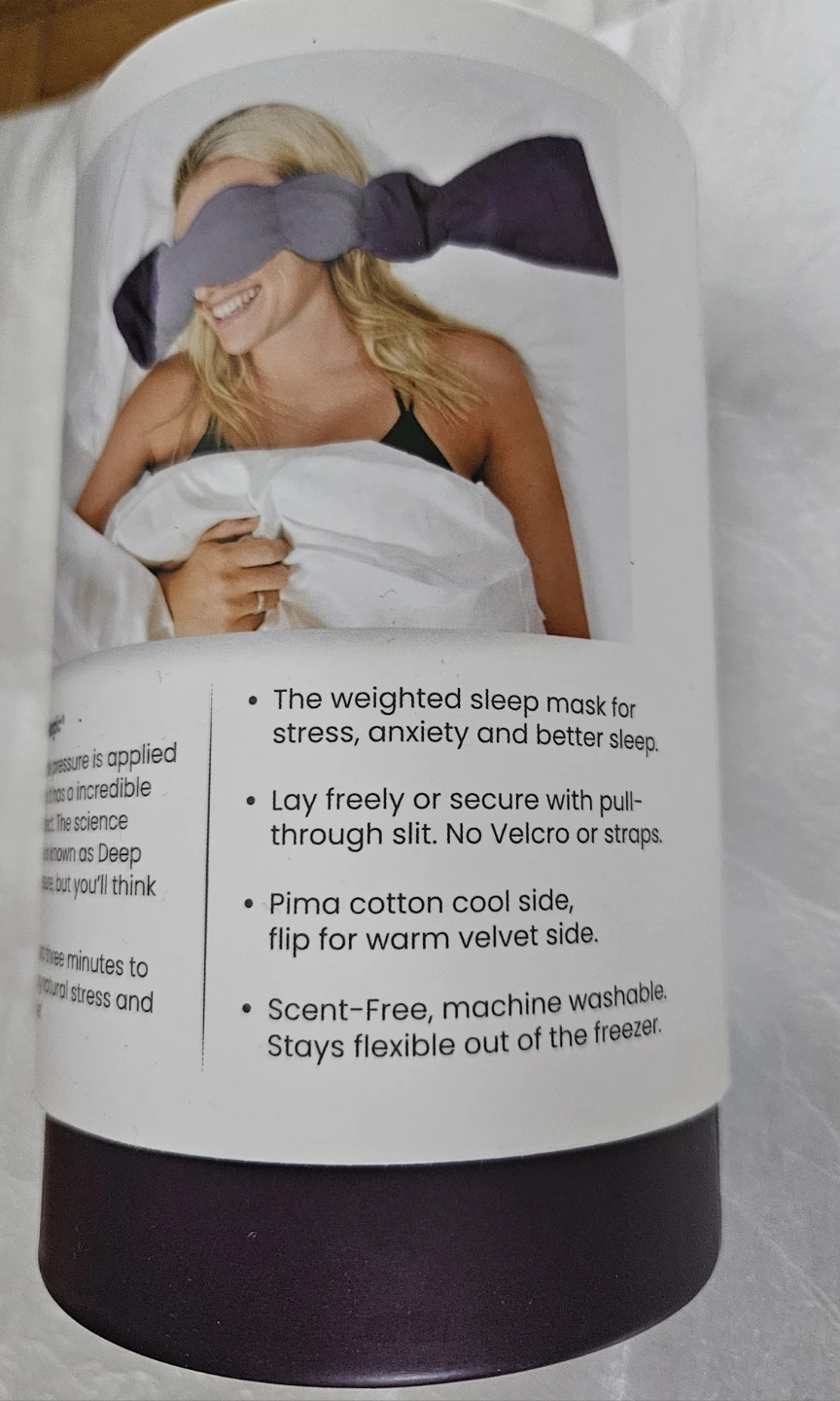 Nodpod Weighted Sleep Mask in Fig - photo 3