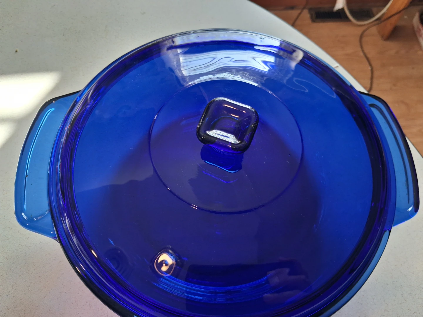 Anchor Hocking Cobalt Blue Glass Casserole Dish - photo 3