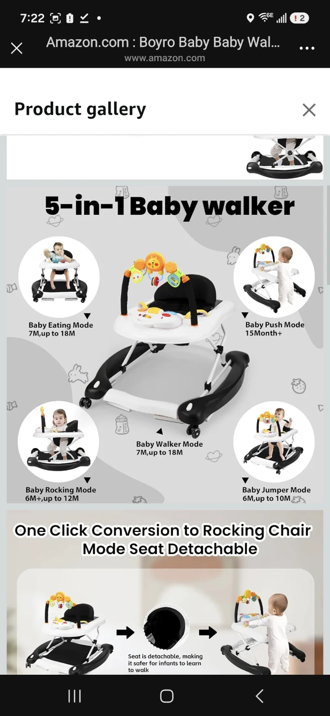 Brand new 5-in-1 Baby Walker and Activity Center - photo 2