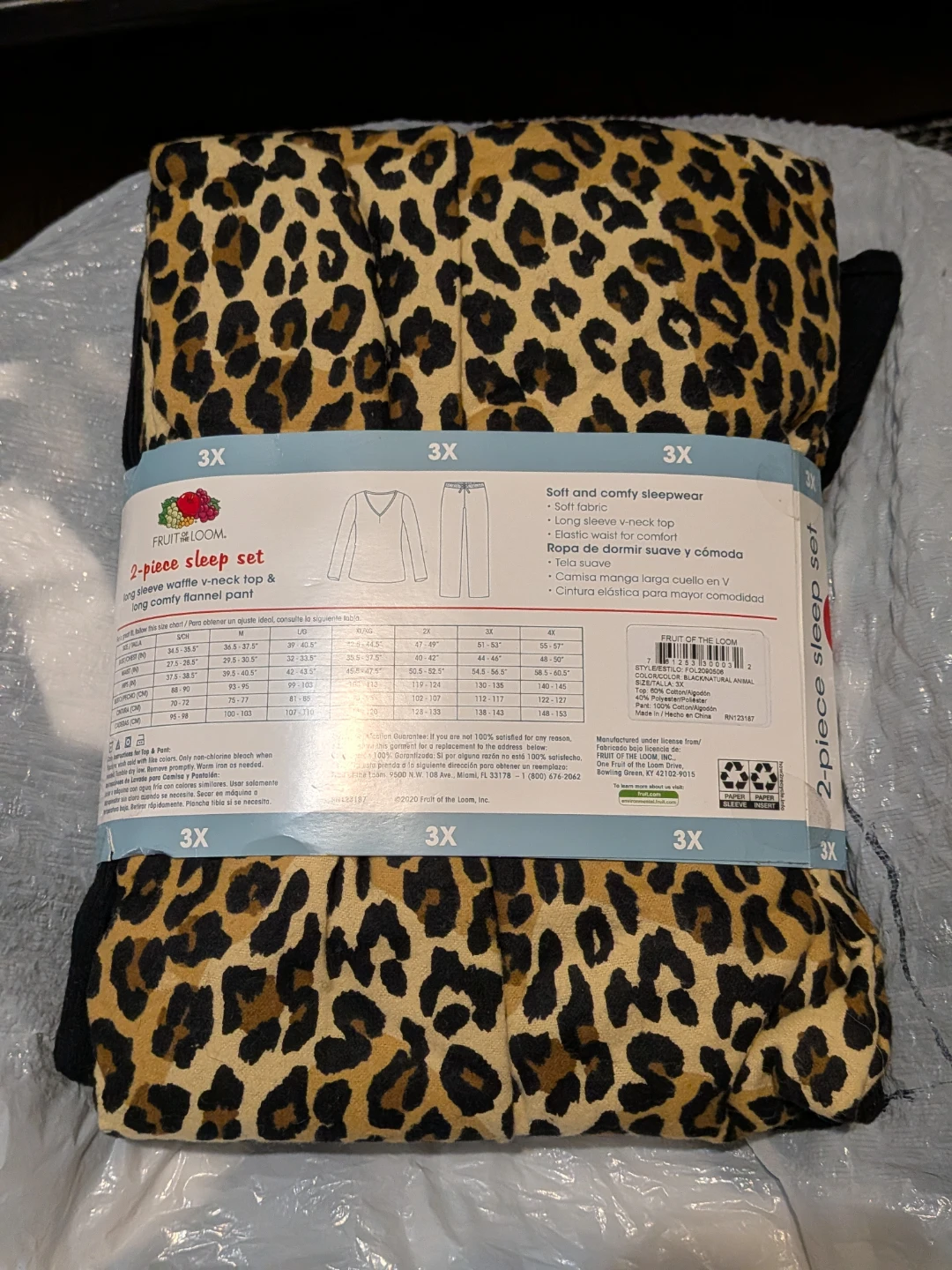 Fruit of the Loom 2-Piece Sleep Set, Size 3X - photo 2