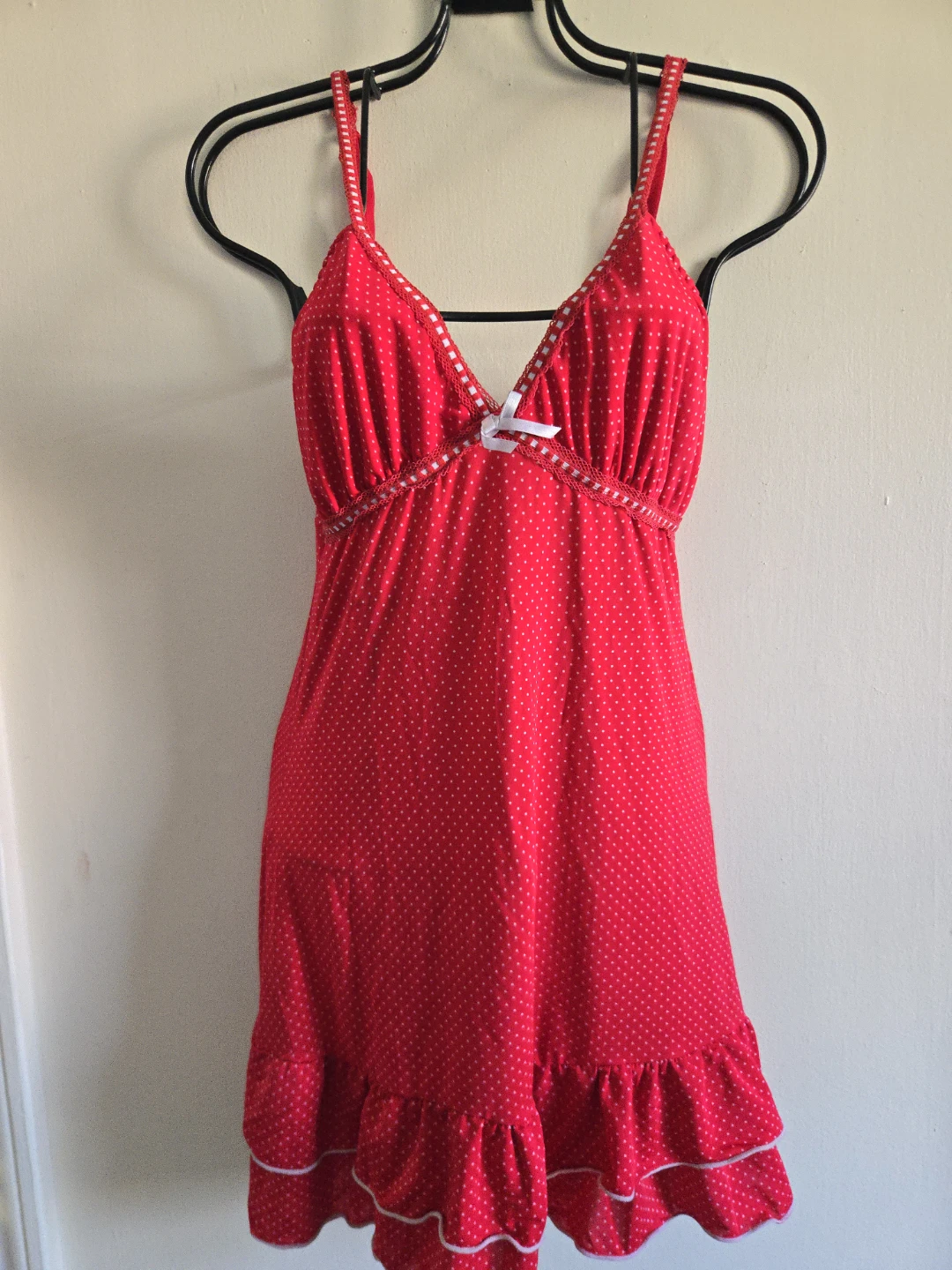 Pucker Up! Red Polka Dot Nightie