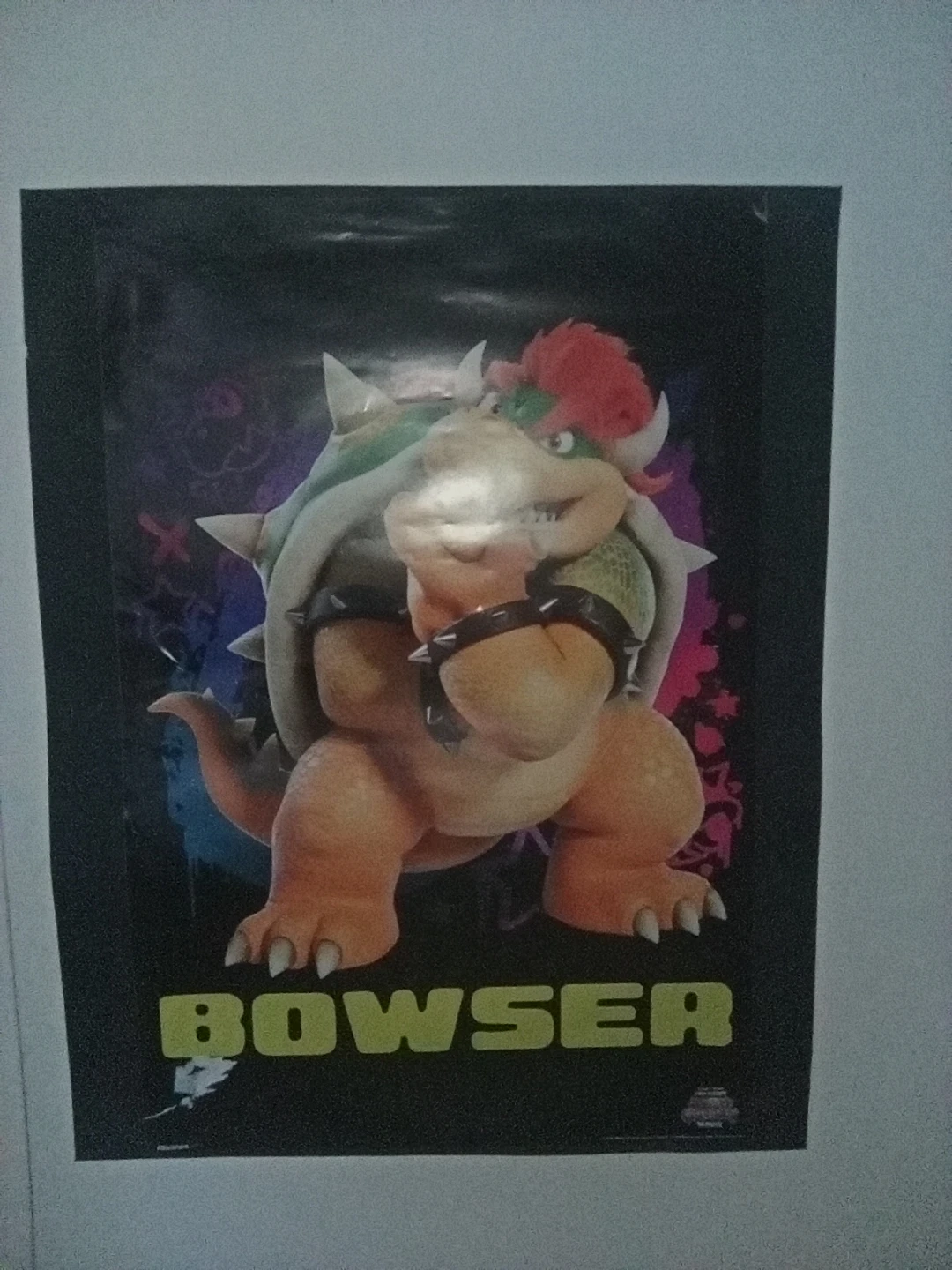 Nintendo Super Mario Bros. Movie Bowser Poster