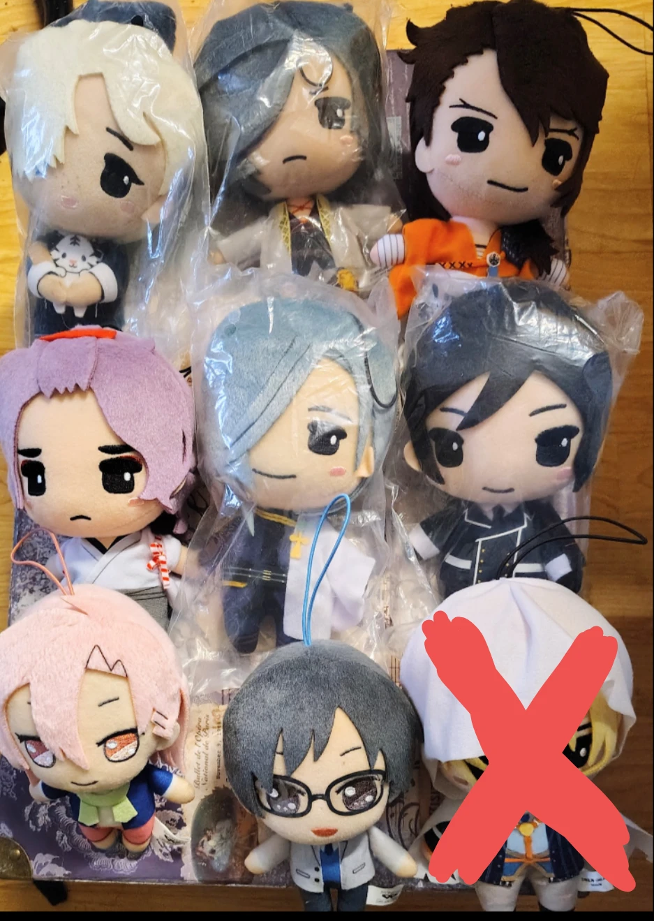 Assorted Anime Plushies