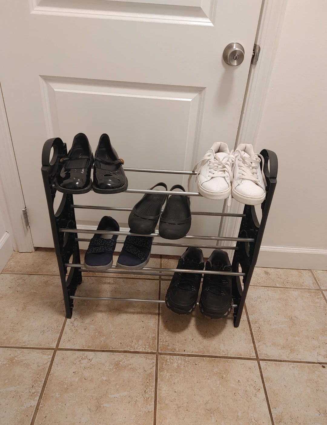 Black and Silver Shoe Rack - photo 4