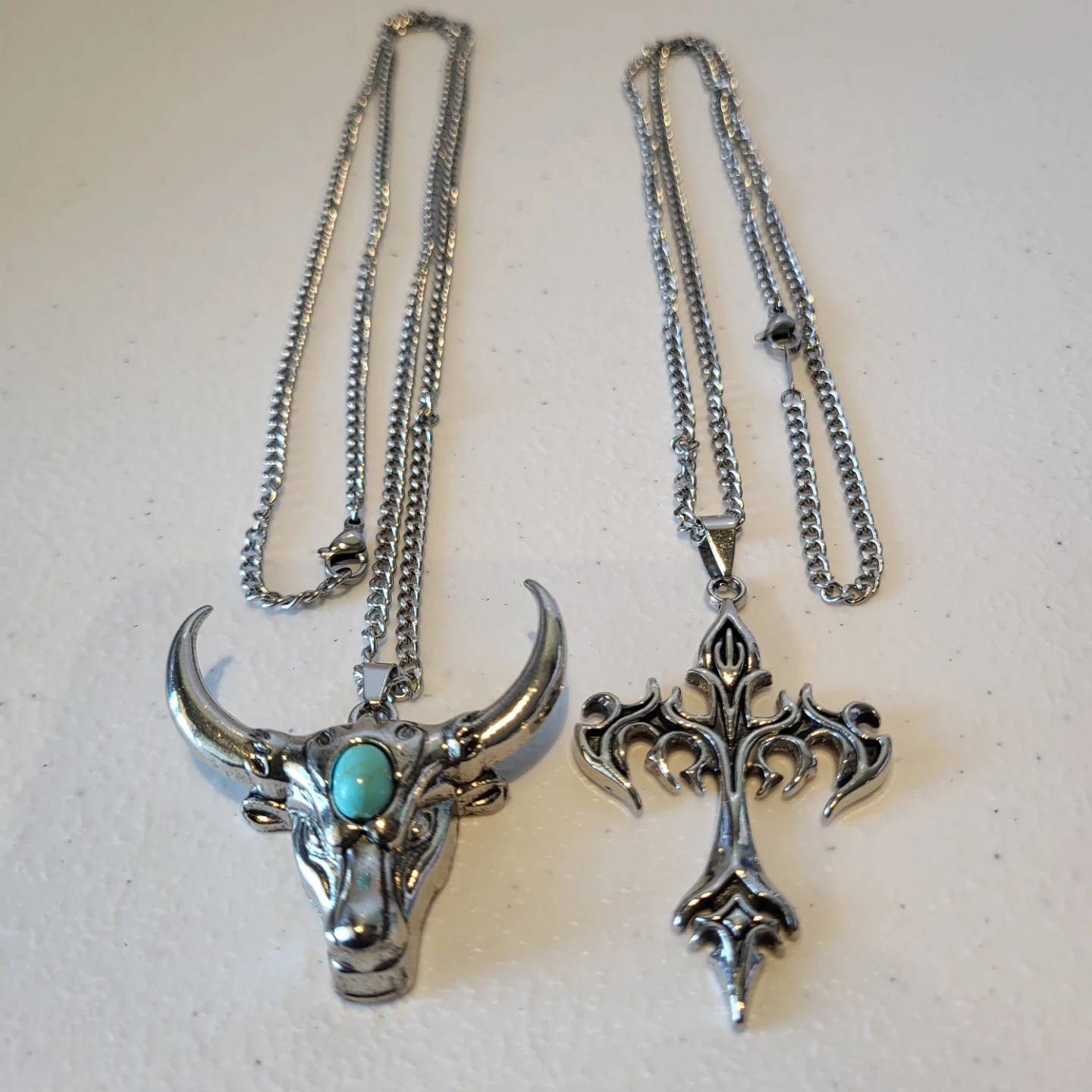 Men's Assorted Stainless Steel Chain Bracelets and Necklaces - photo 2