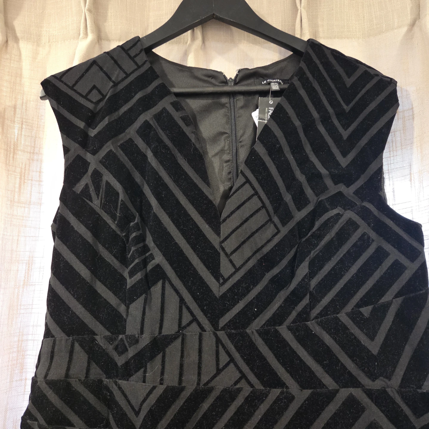 Le Chateau Black Geometric Dress XXL - photo 3