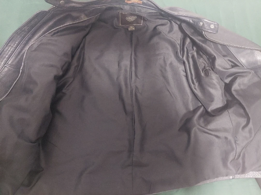 Coach Leather Jacket Black $200 FIRM – NO TRADES" - photo 3