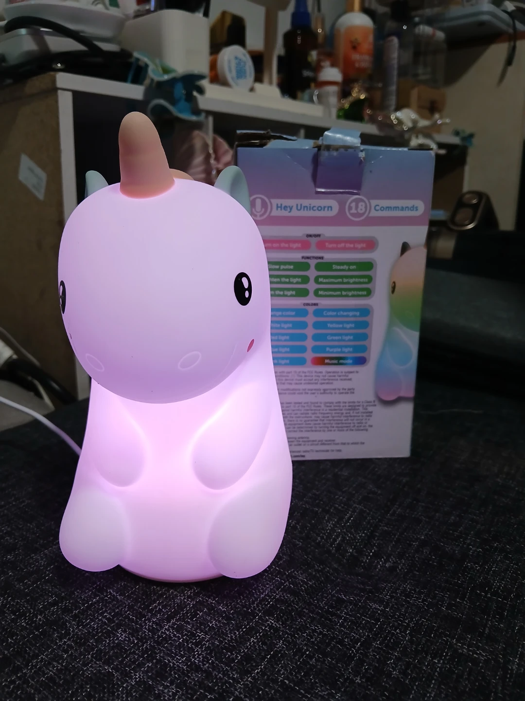 Voice Controlled Unicorn Night Light - photo 2