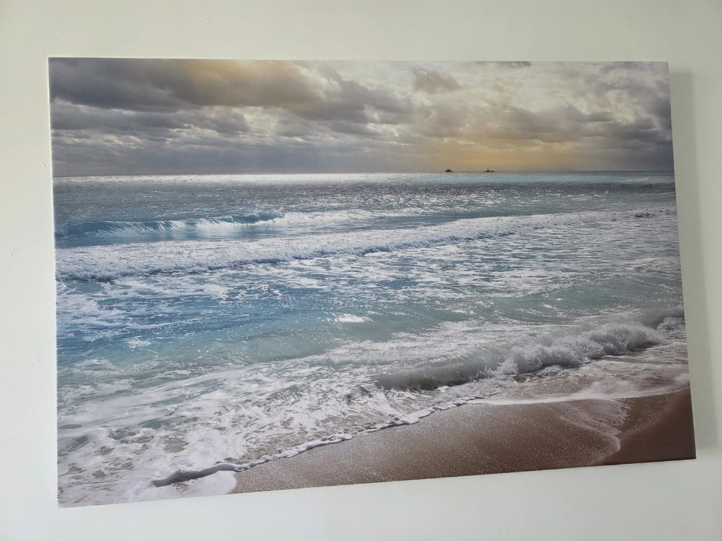 Large Beach Scene Canvas Wall Art - photo 2
