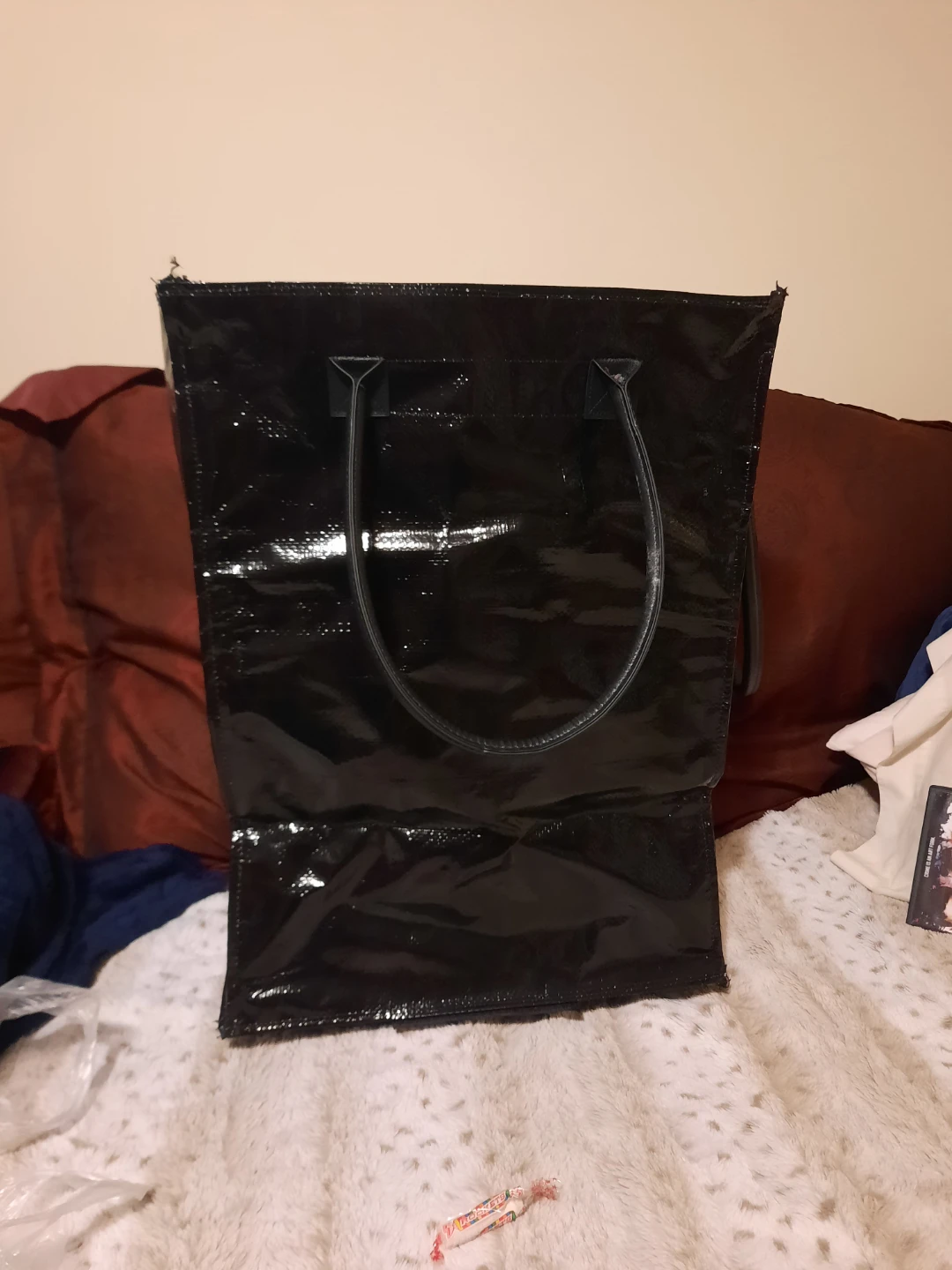 NWT LARGE Collapsible Shopping Tote cart bag