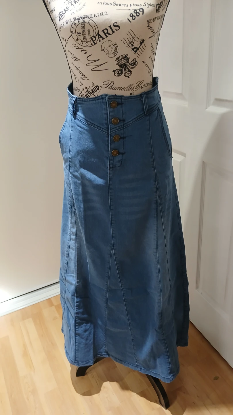 New jean maxi skirt - photo 2