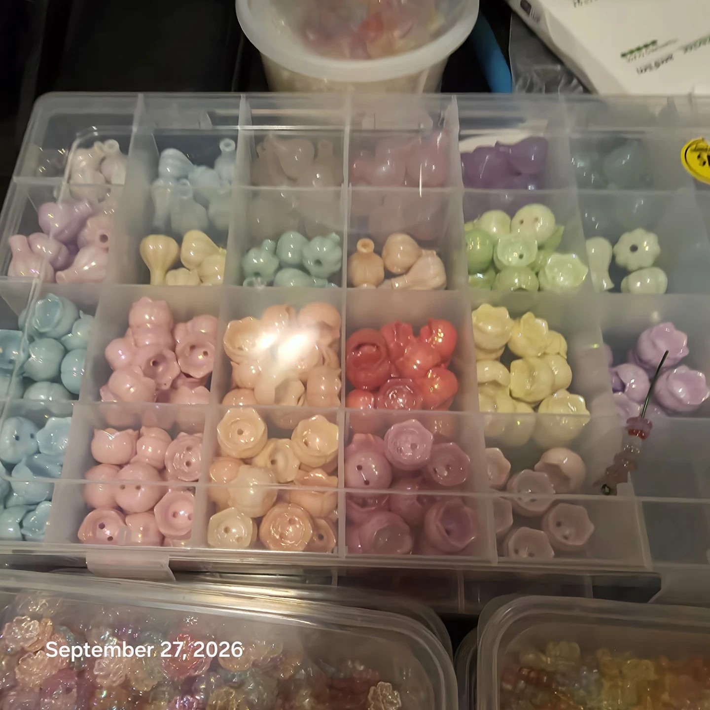 Assorted Multi-Coloured Floral Bead Craft Kit - photo 4