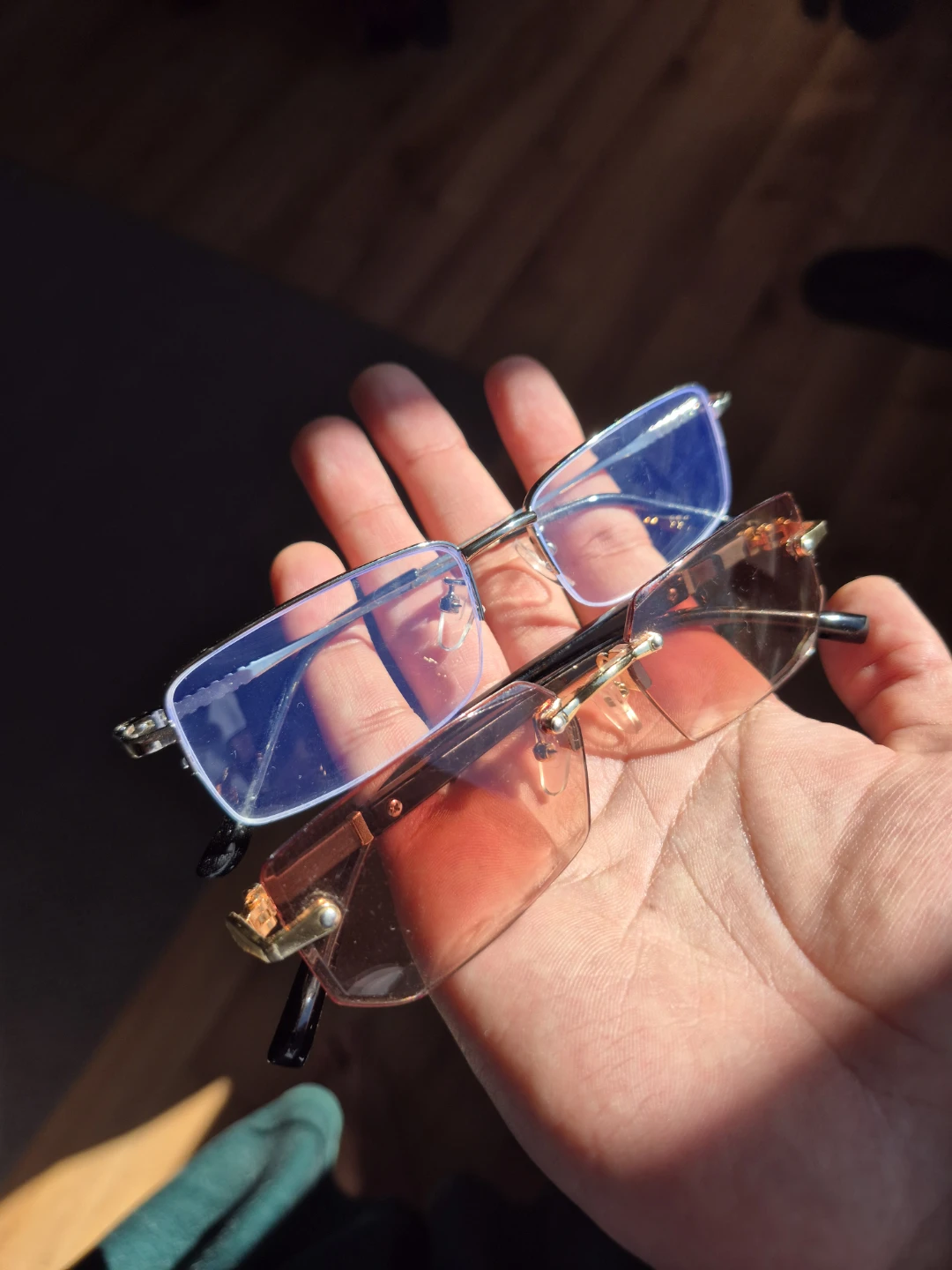 Two pairs of fashion glasses