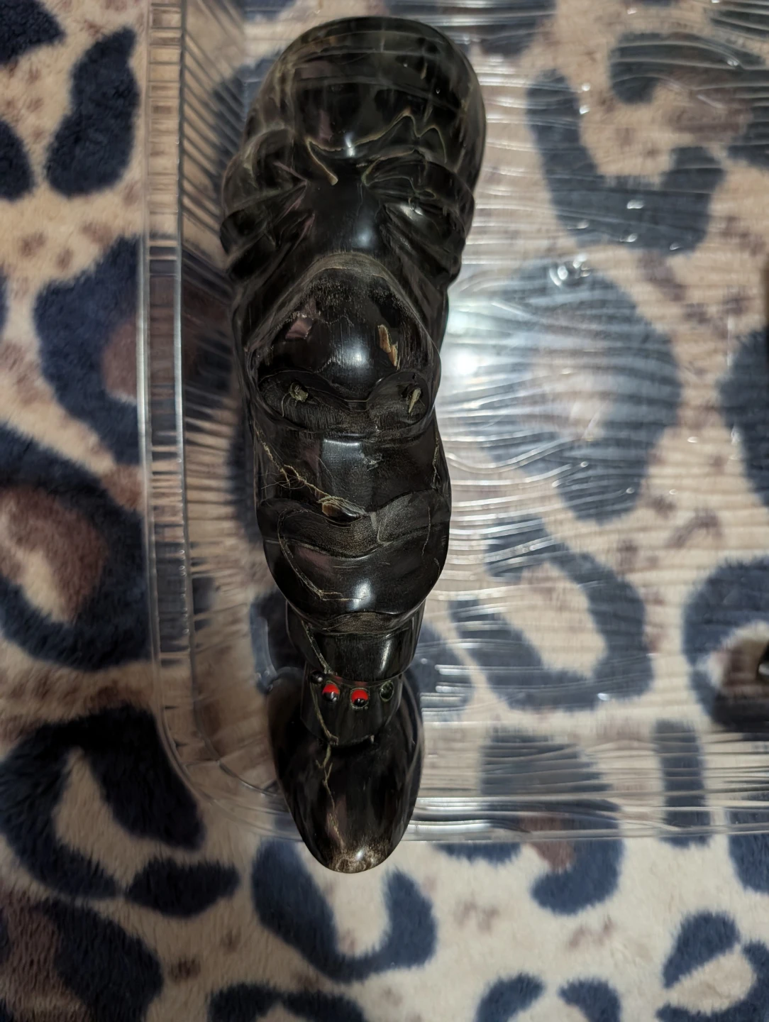 Hand-Carved Horn Statues - photo 2