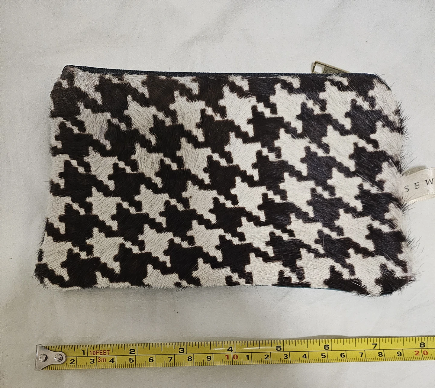 sew few genuine leather coin pouch