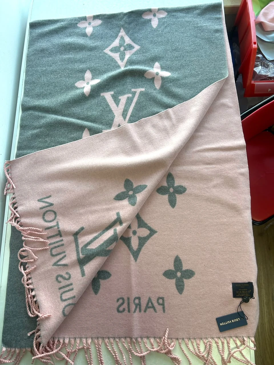 Louis Vuitton Reversible Wool Scarf