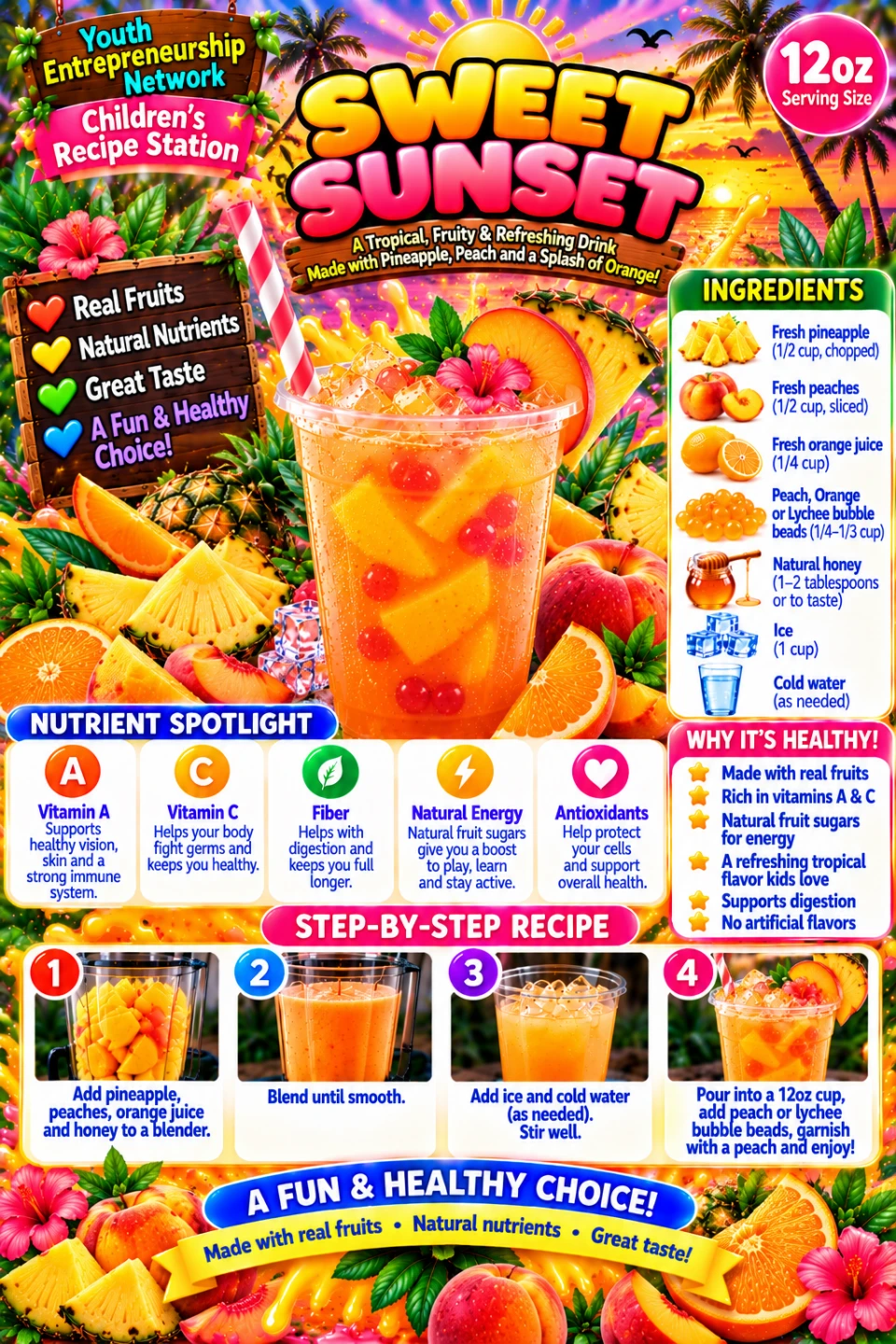 Youth Entrepreneurship Network Children's Recipe Station - photo 2