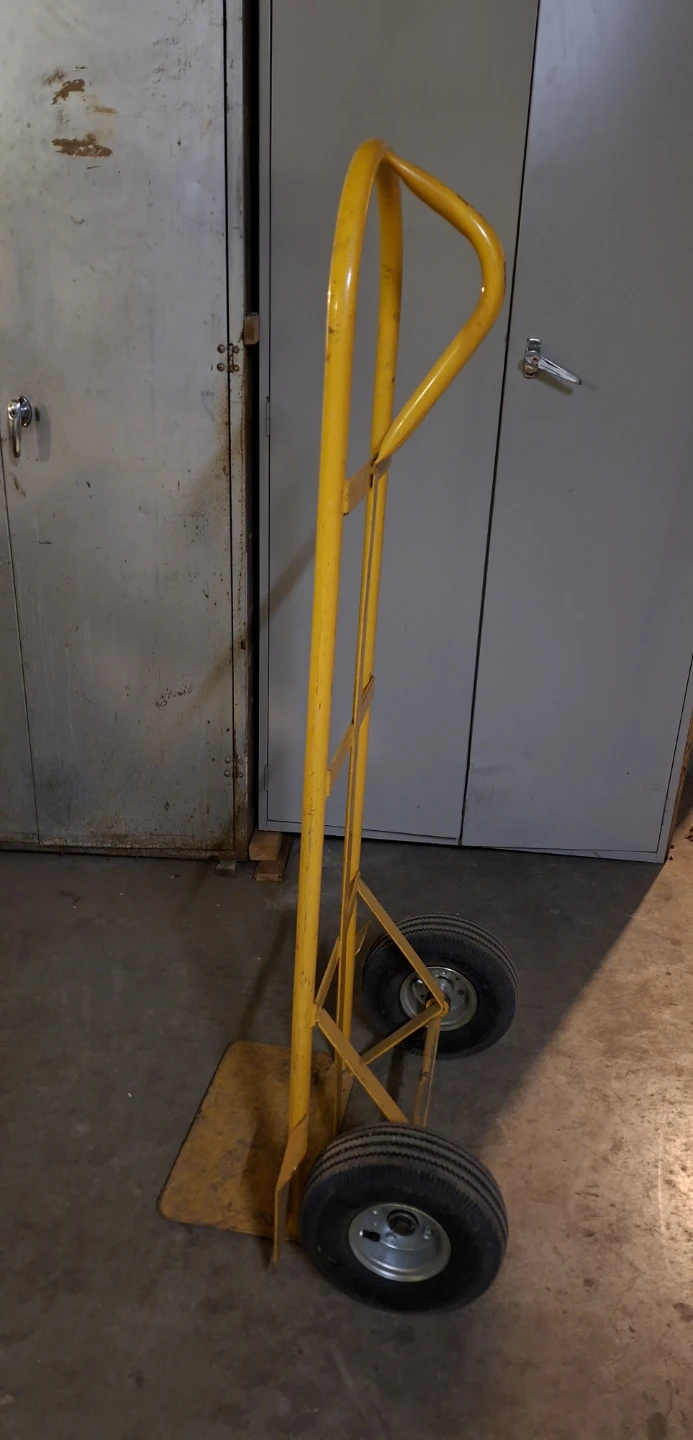 Yellow Two-Wheel Hand Truck